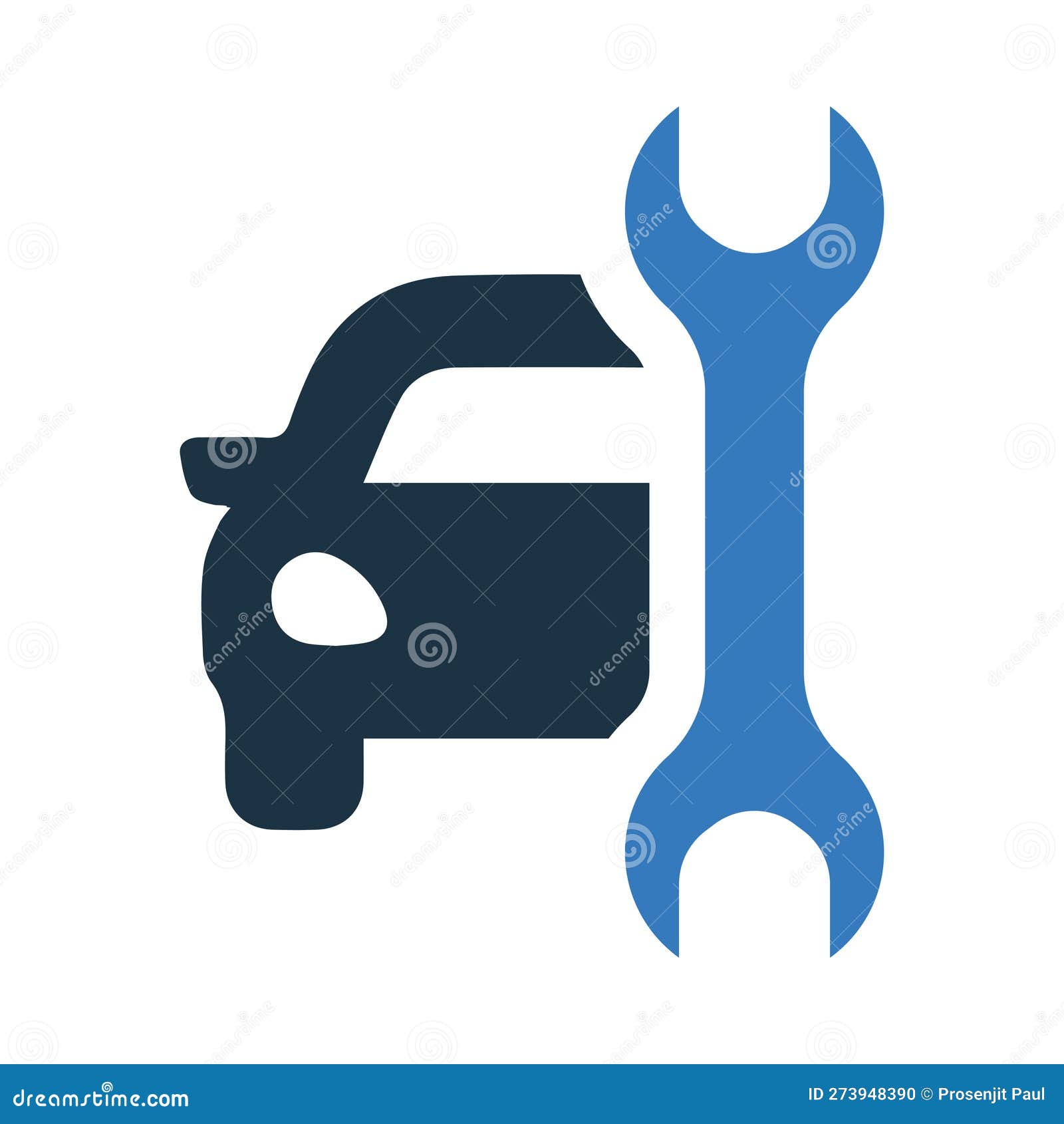 Wrench, Car, Auto Car Repair Icon Stock Vector Illustration of automobile, wheel 273948390