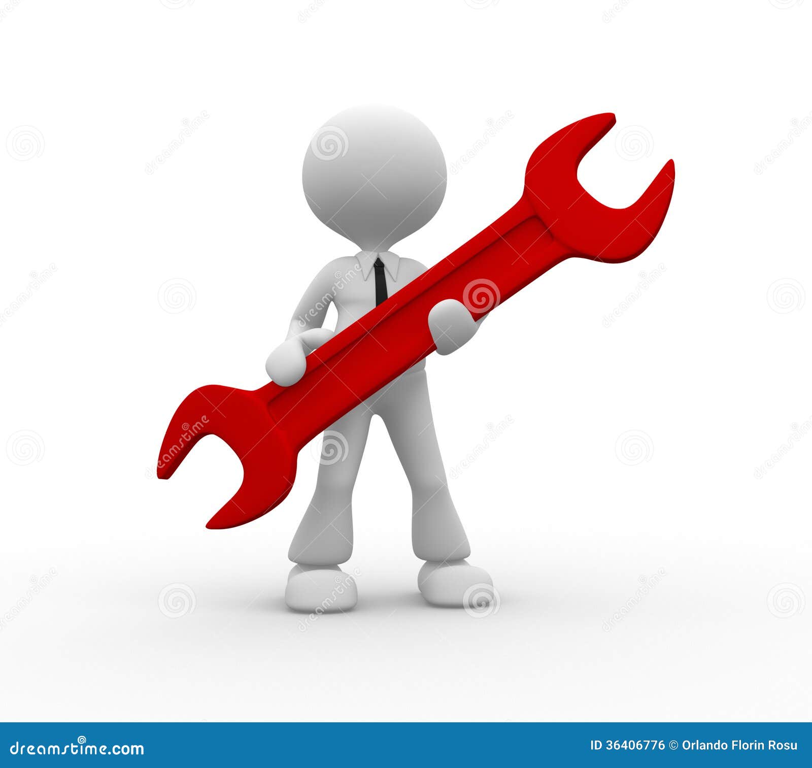 Wrench stock illustration. Illustration of helmet, human 36406776