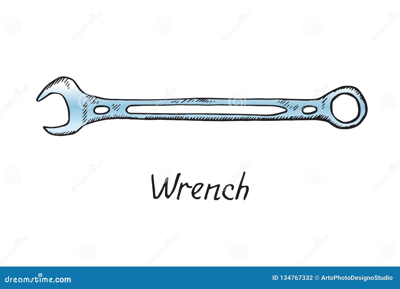 Share 151+ double ended spanner sketch
