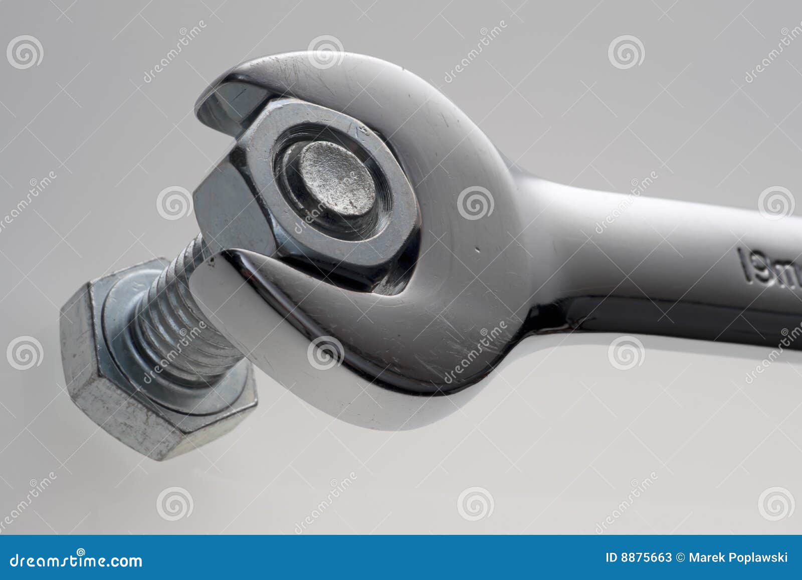 Wrench nut bolt stock image. Image of equipment, close 8875663
