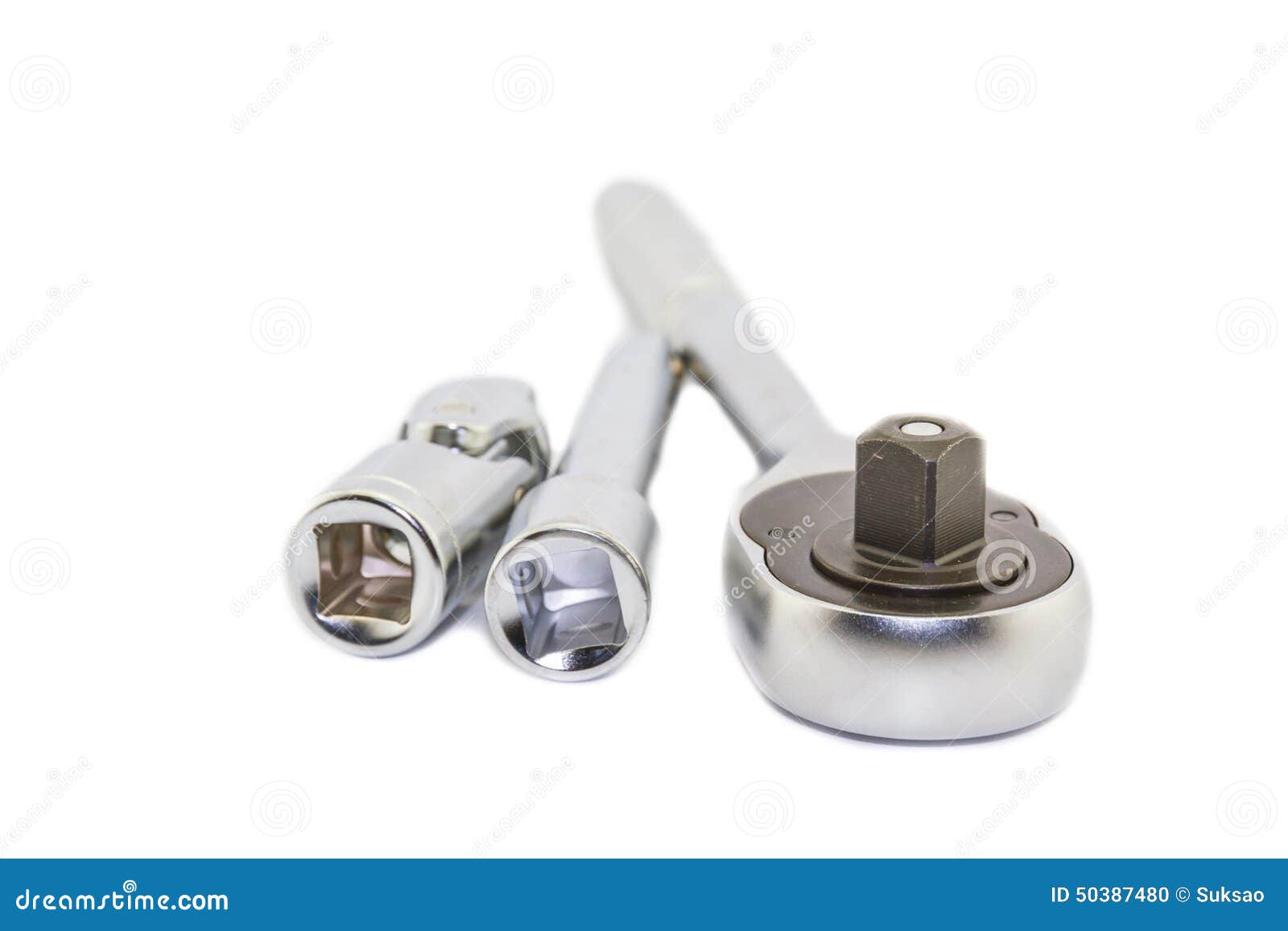Wrench ratchet stock photo. Image of bolt, chrome, angle 50387480