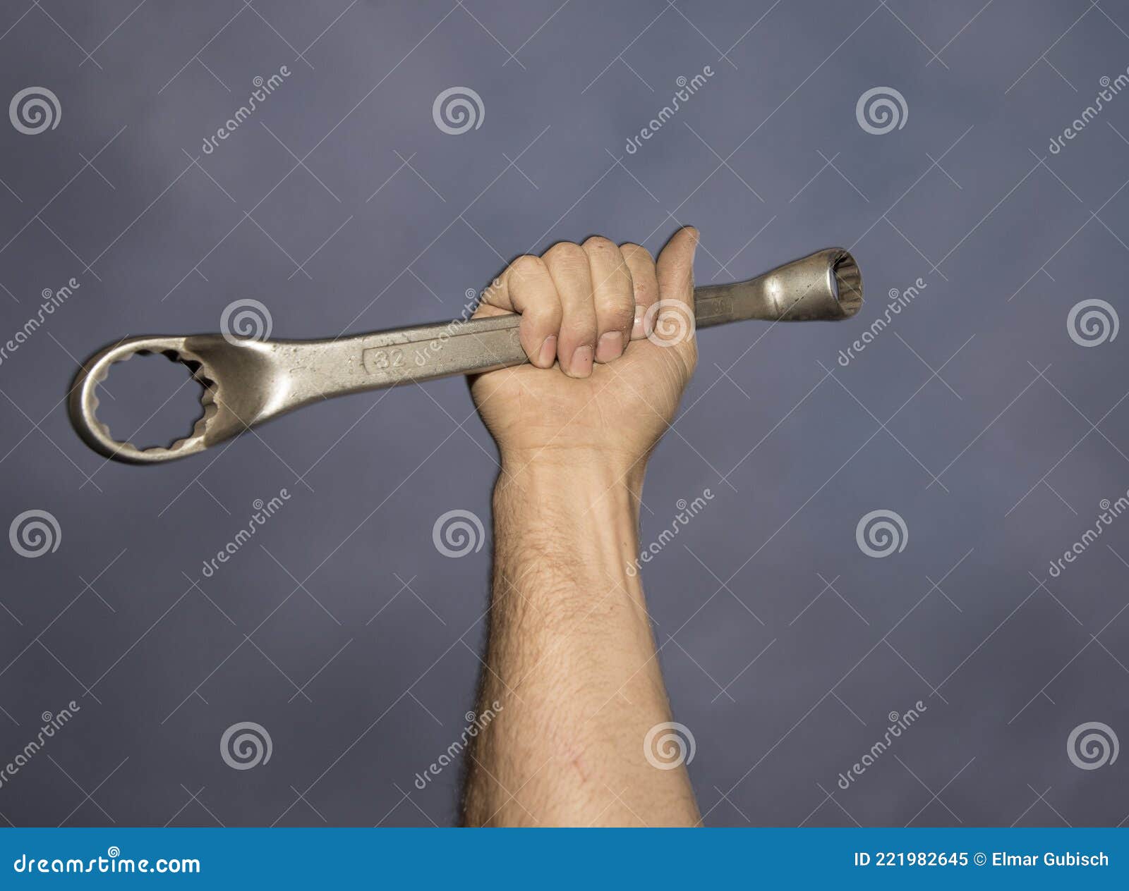 Wrench or Spanner As a Tool for Applying Torque Stock Image Image of