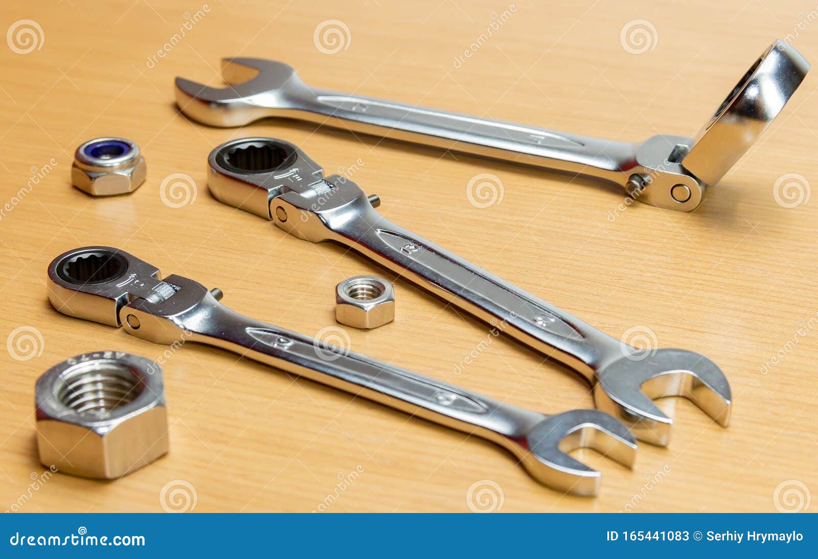 Wrench and tools stock image. Image of industrial, tool 165441083