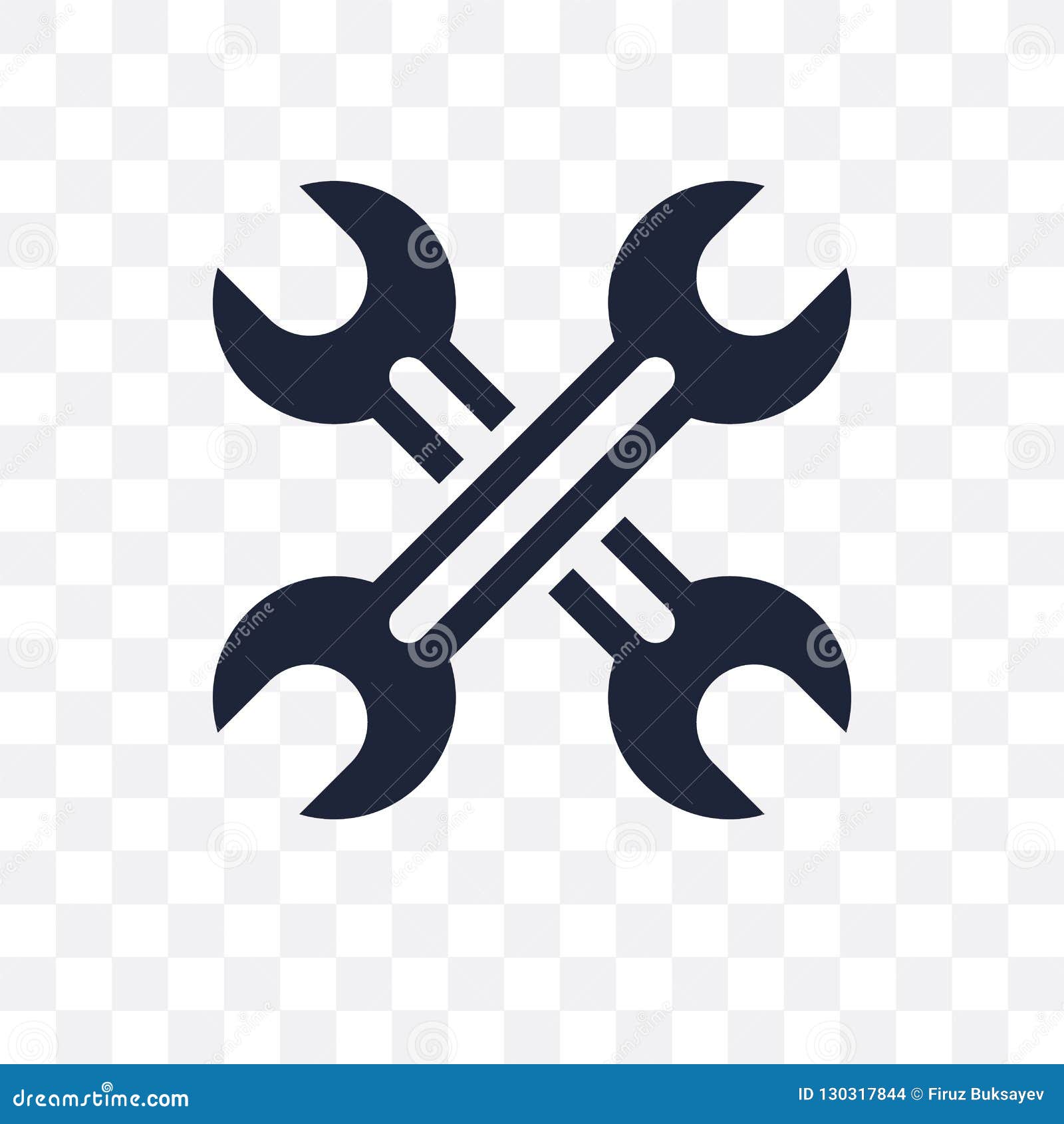 Wrench Transparent Icon. Wrench Symbol Design from Construction Stock