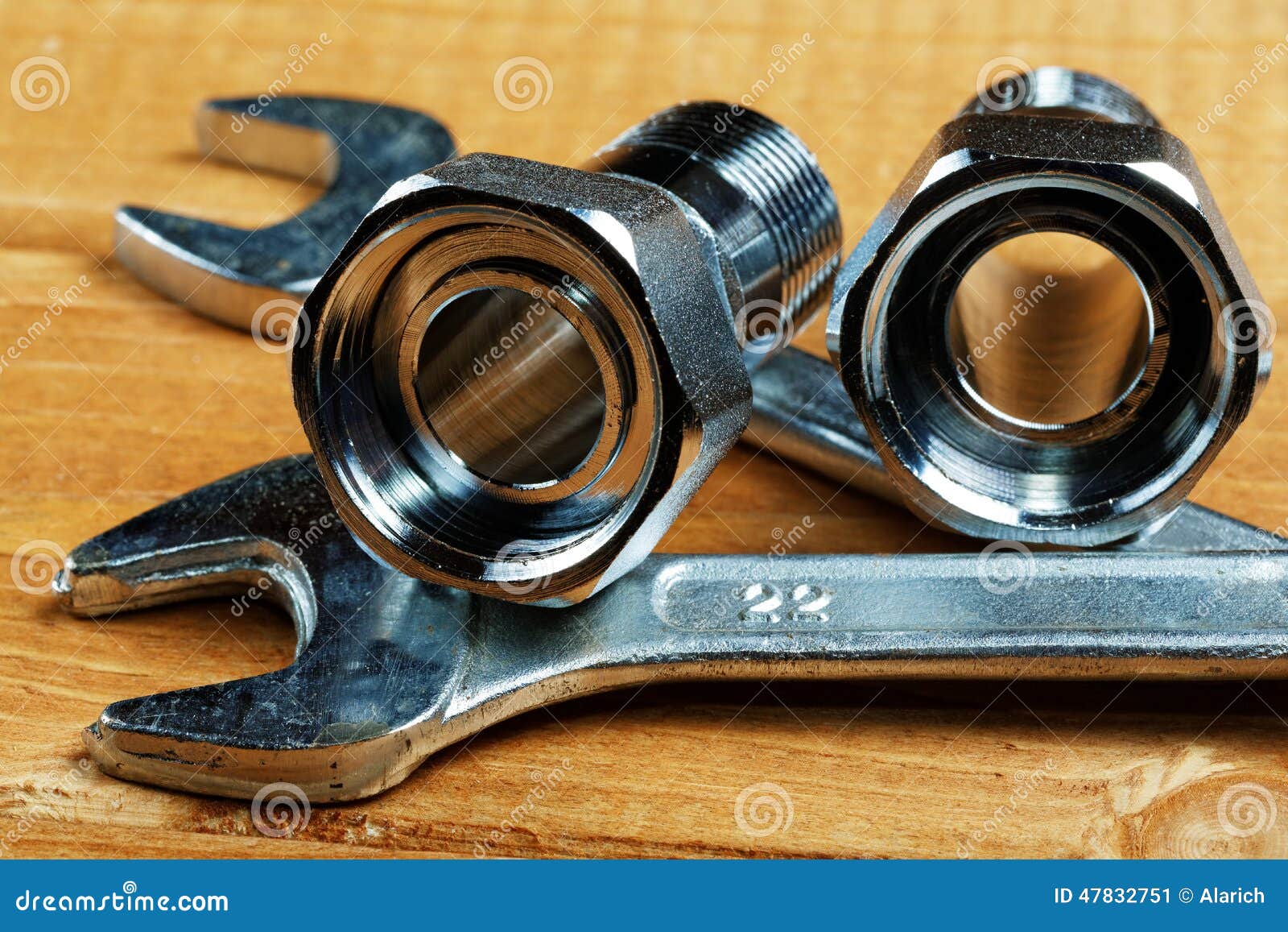 Wrenches with Bolts on a Desktop Stock Image Image of engineering, repair 47832751