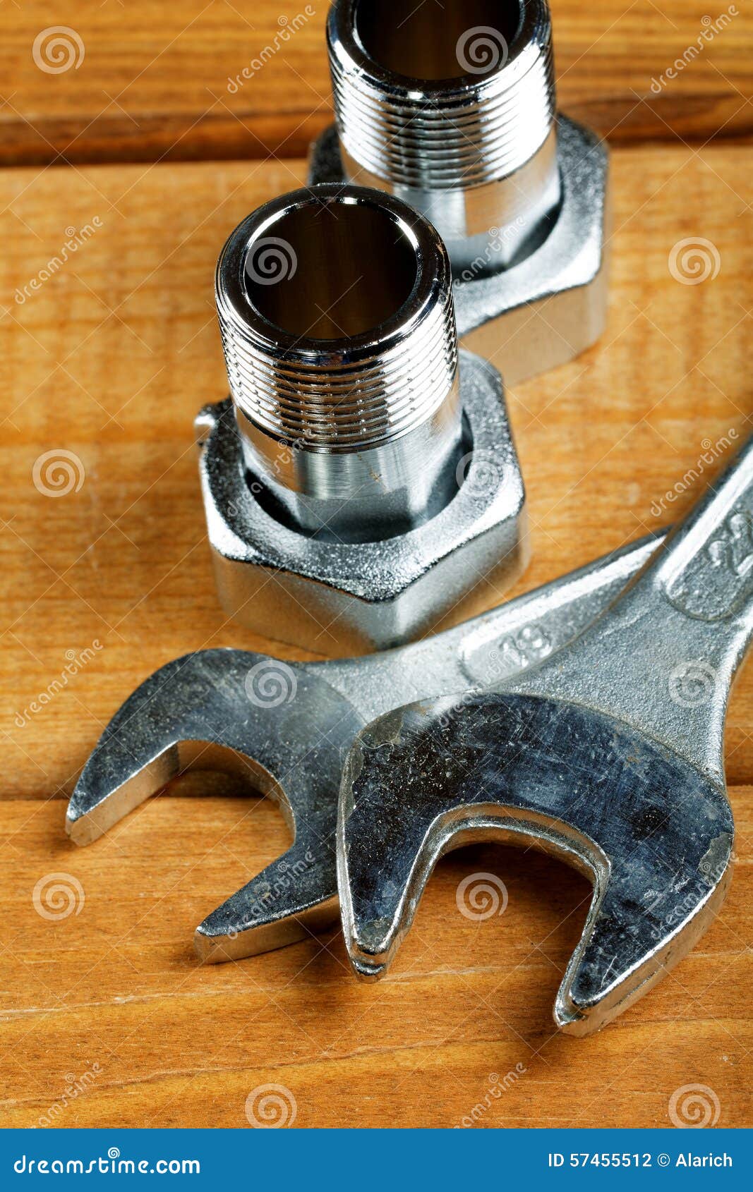 Wrenches with Bolts on a Desktop Stock Photo Image of bolt, bolts 57455512