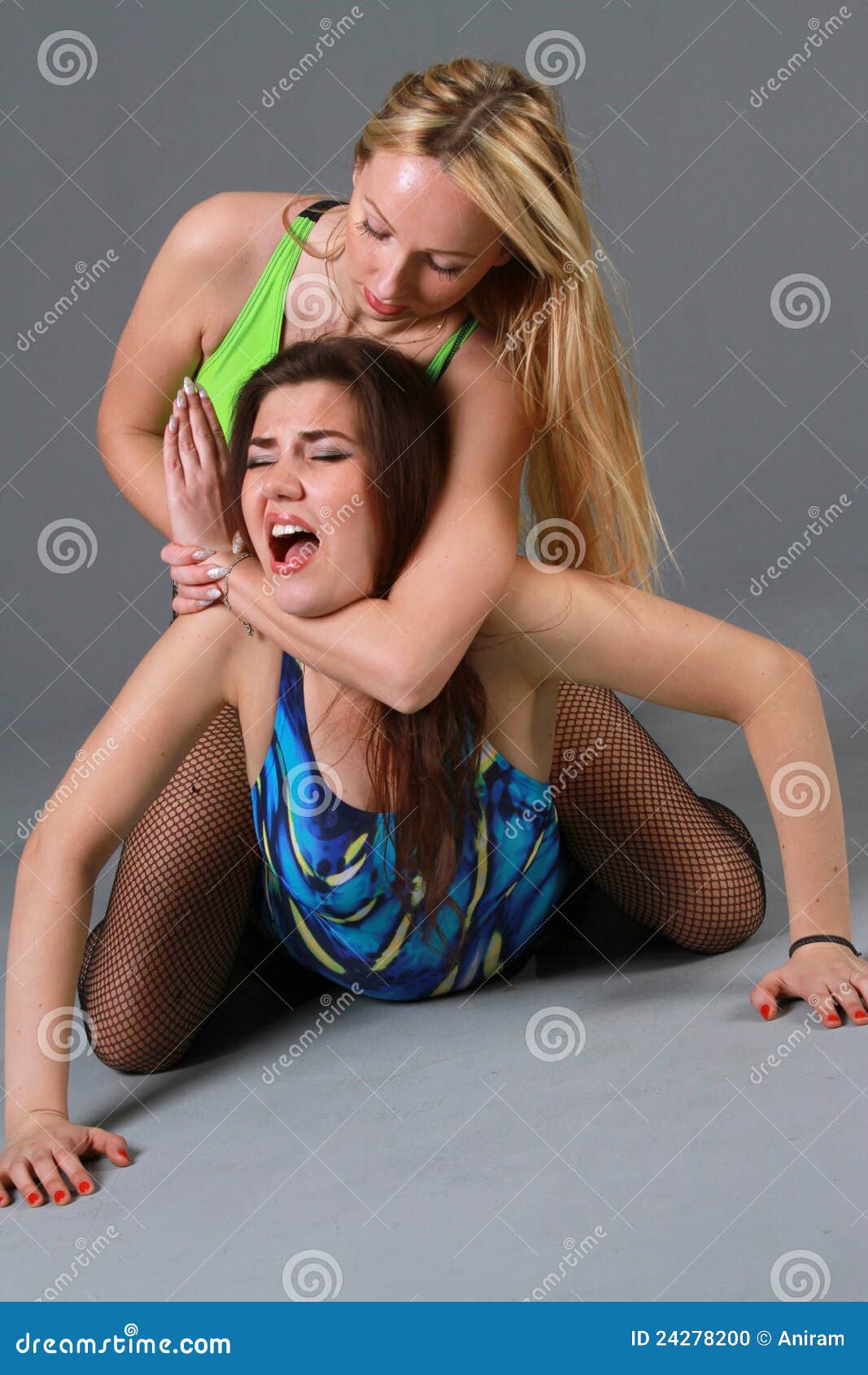 Lesbian sleeper hold