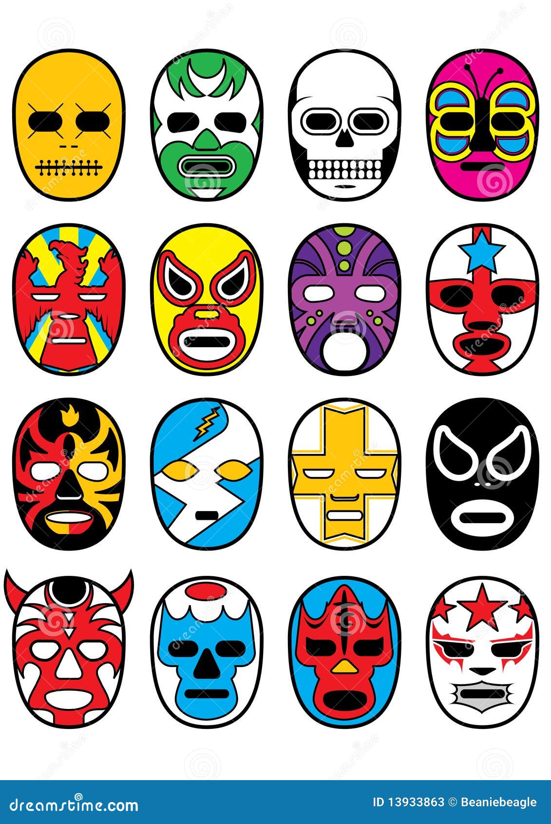 wrestling mexican lucha masks