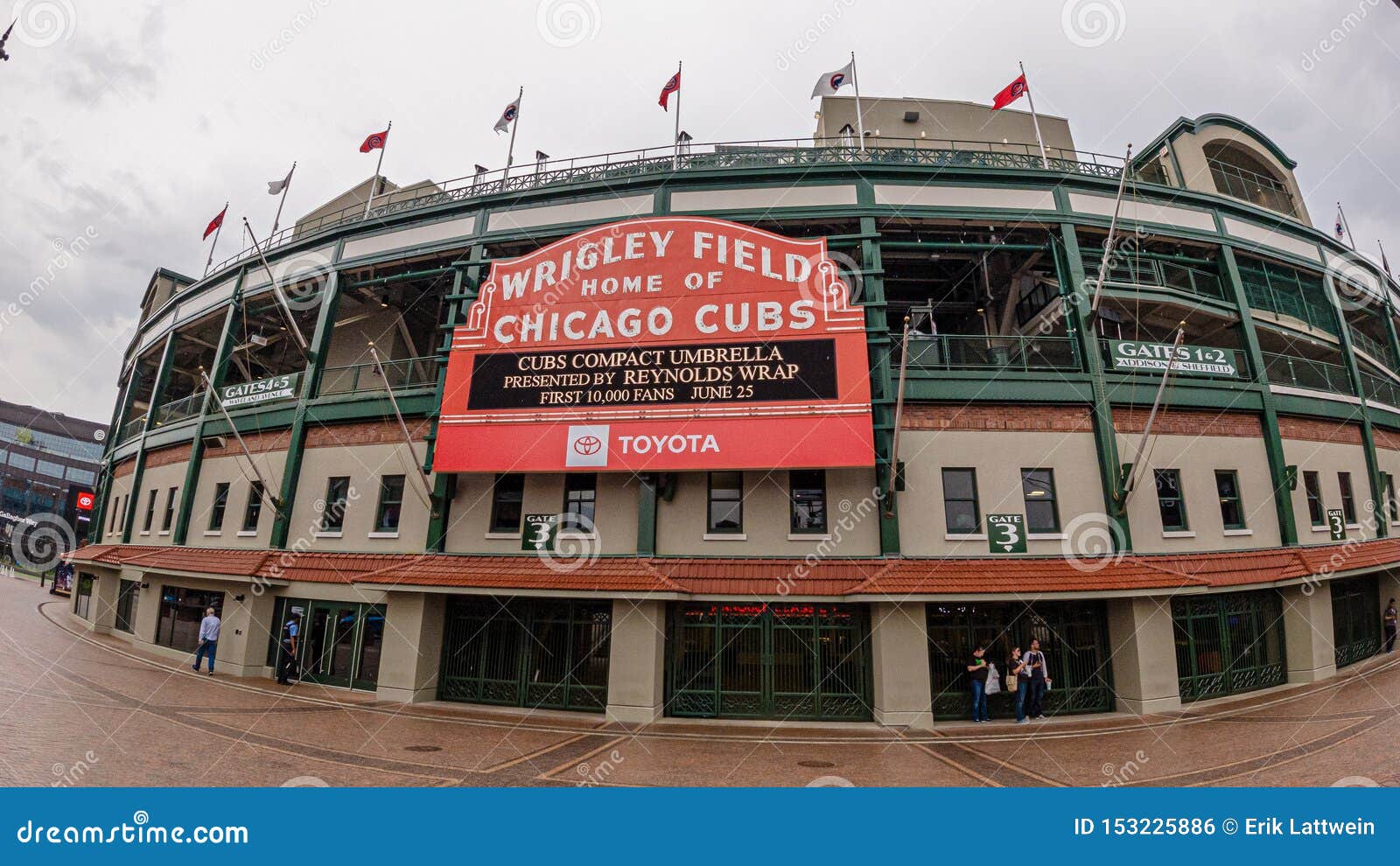 Wrigley Field Baseball Stadium - Home Of The Chicago Cubs ...