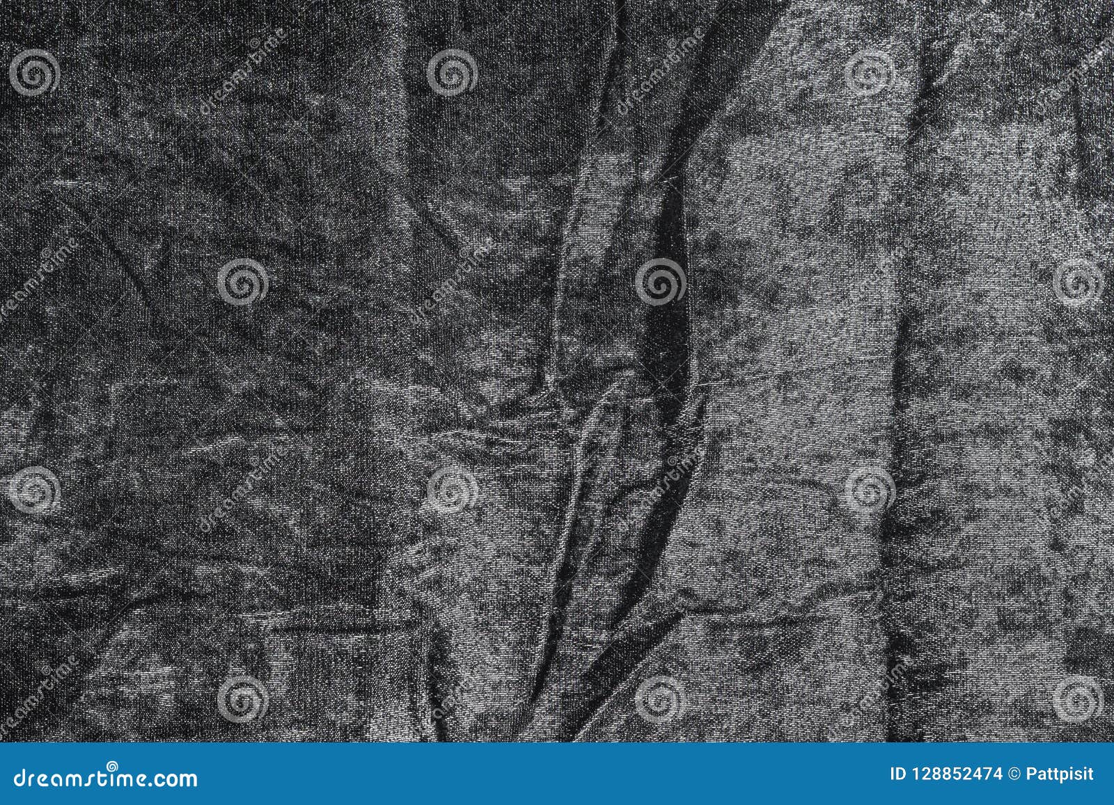 Wrinkled Grey Abstract Background Stock Photo - Image of cloth, black ...