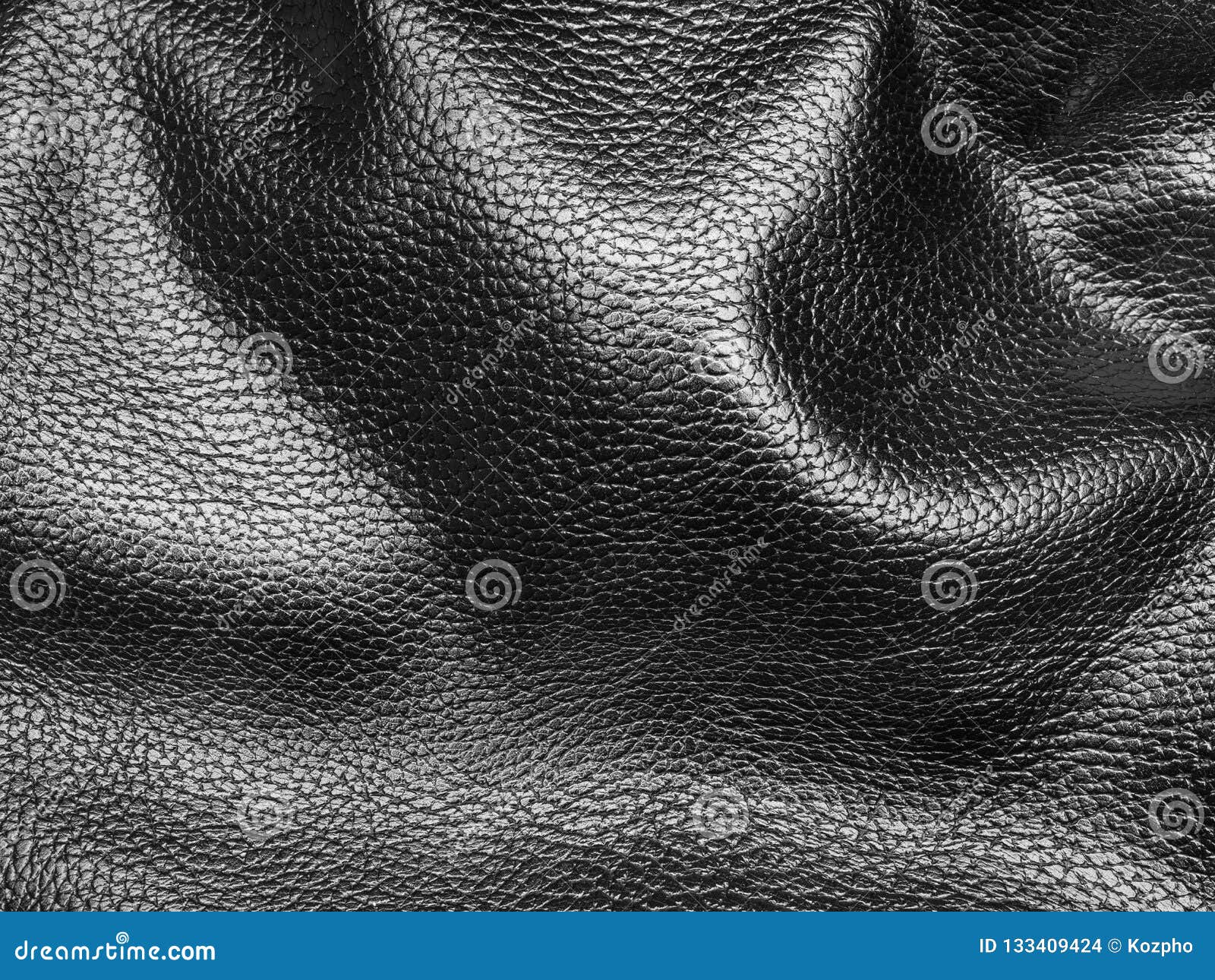 Wrinkled Rough Black Leather Background Stock Photo Image of outfit