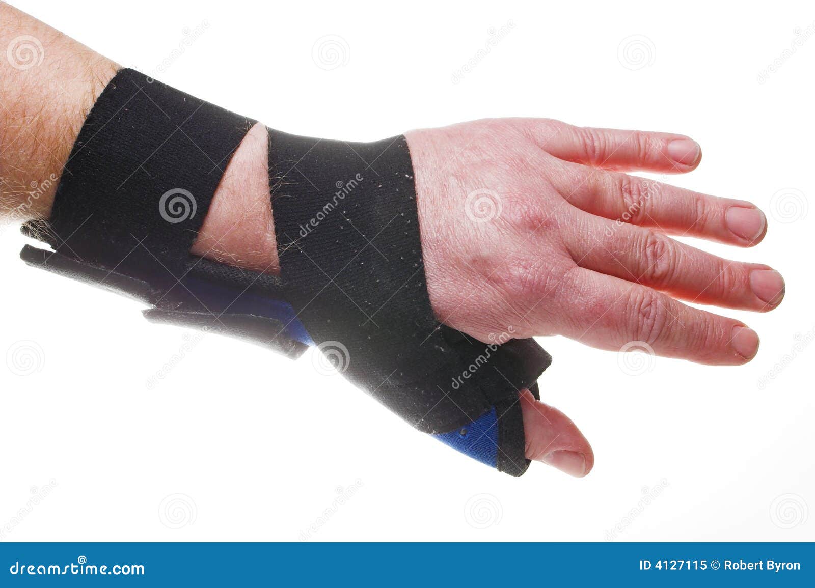 Wrist Brace stock image. Image of pain, neuropathy, bone 4127115
