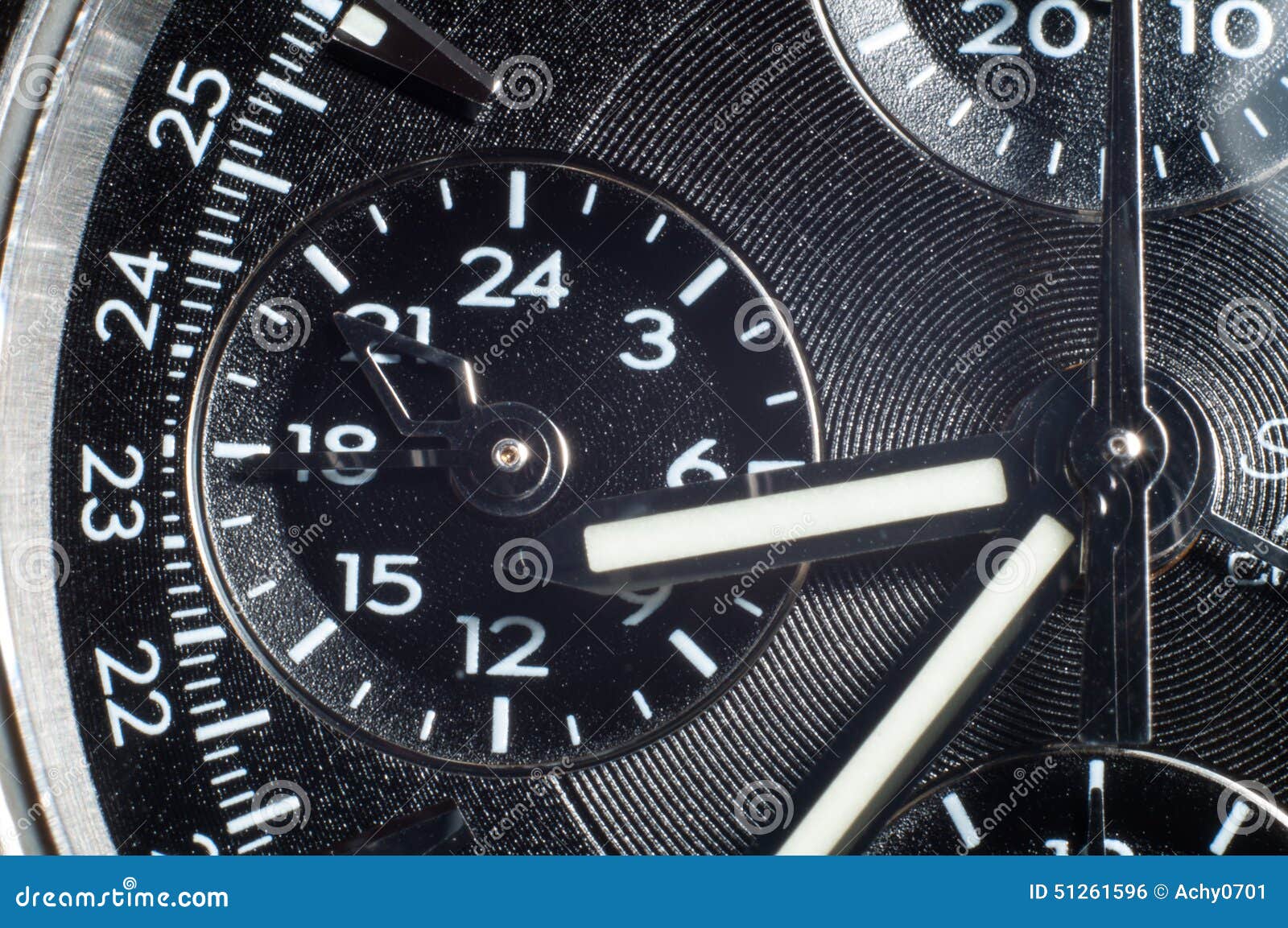 Wrist Watch dial plate stock photo. Image of hearty, chronograph - 51261596