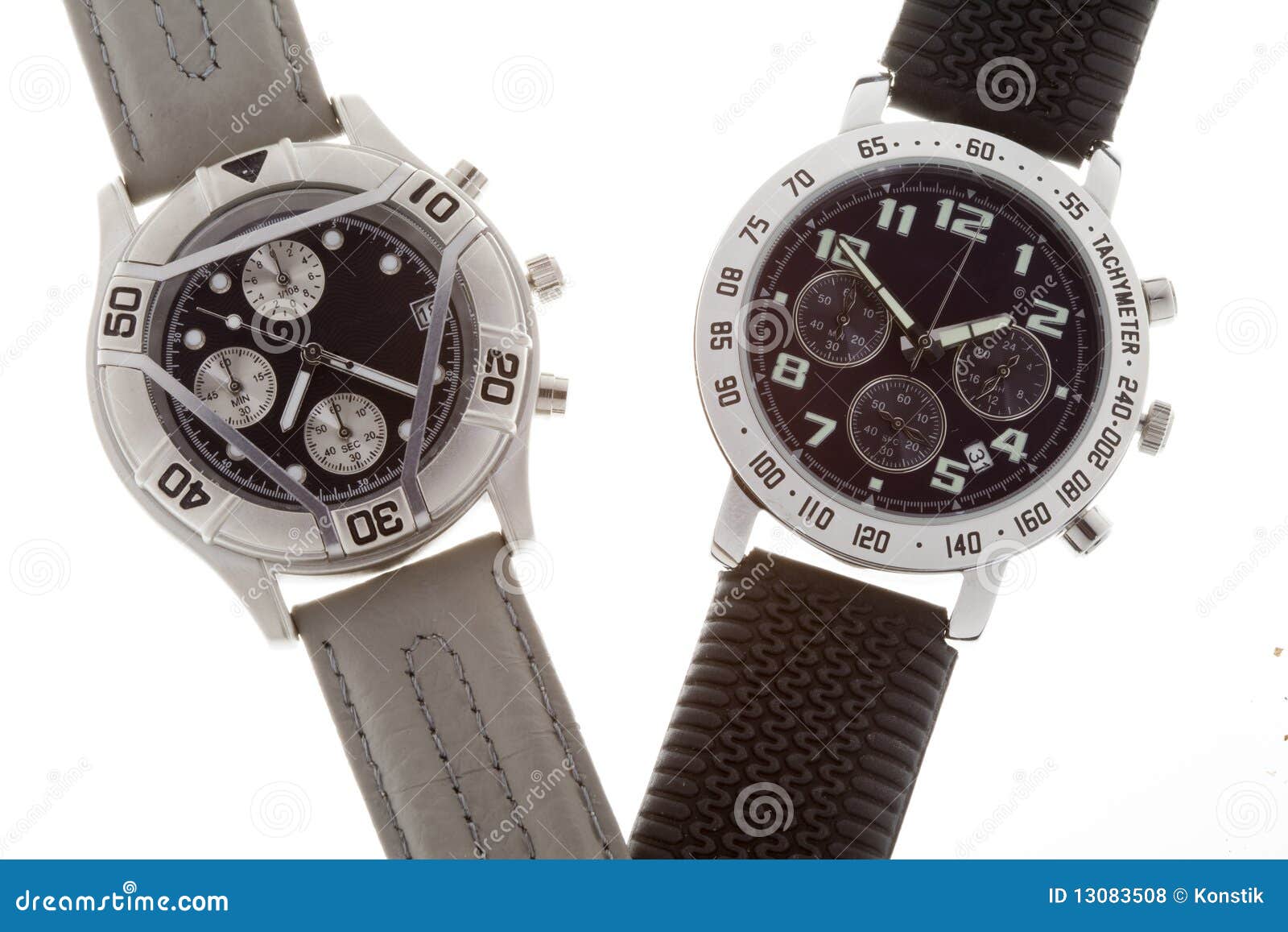 Wrist Watches With Several Dials Stock Photo Image of luxury, face