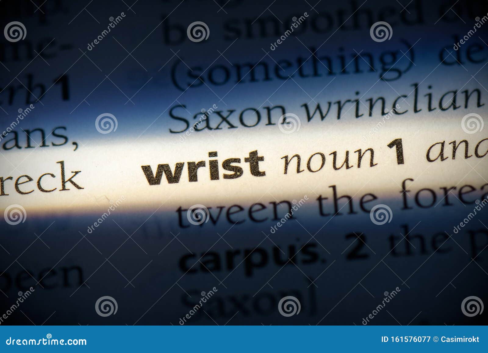 Wrist stock image. Image of reference, book, meaning 161576077