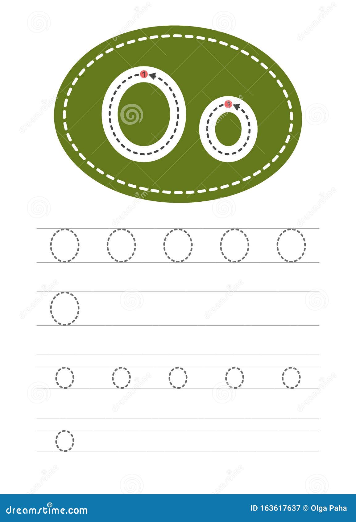 How do you write o in English?
