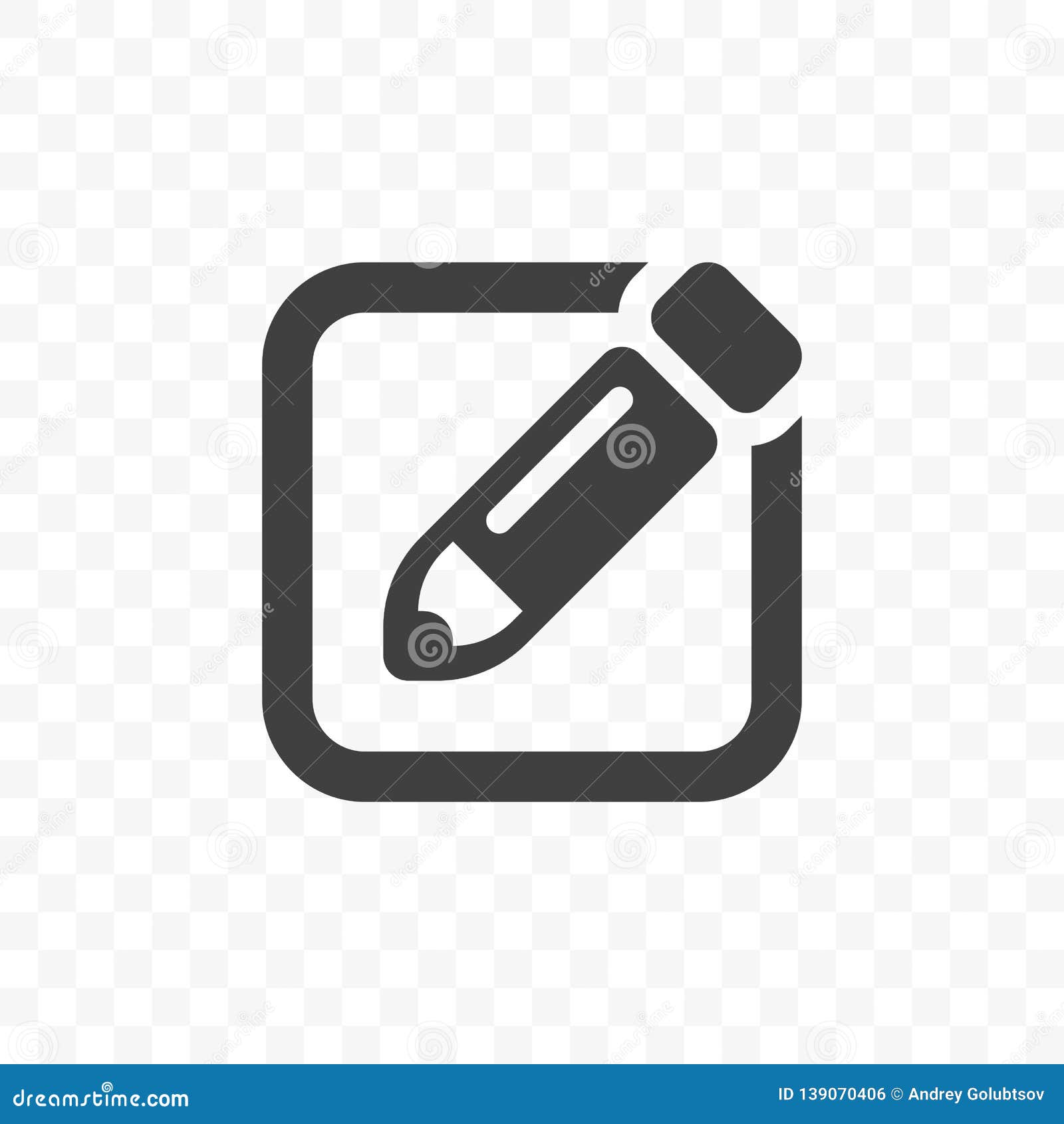 Write Vector Icon, Memo Quick Note Pencil App Sign Stock ...