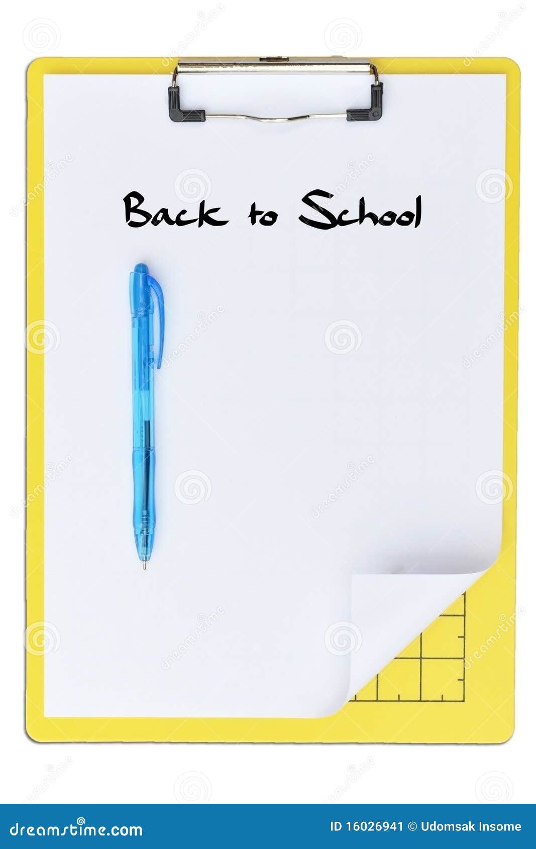Writing Boards With White Paper Stock Image Image of examination