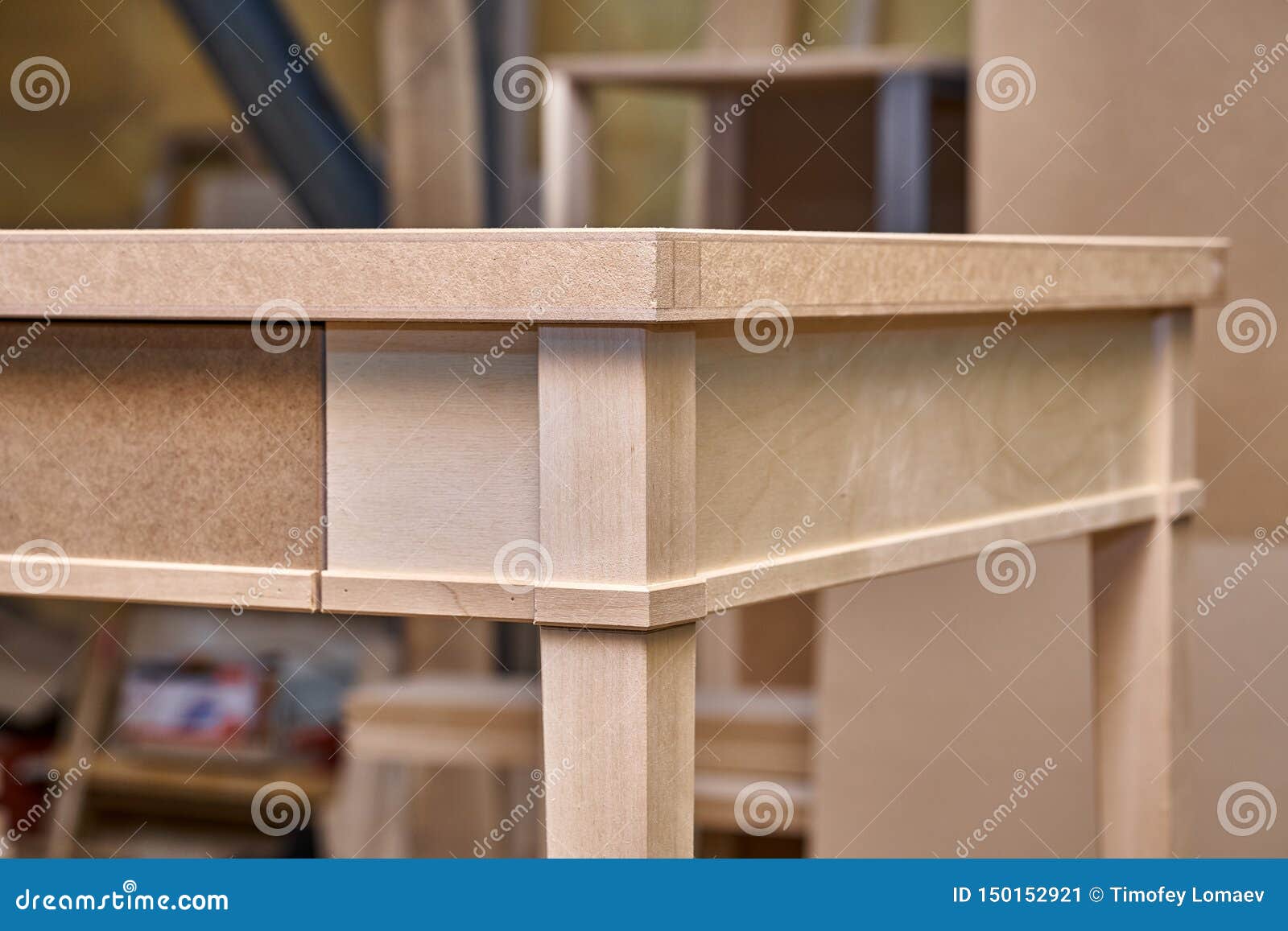 Writing Desk Building Process Production Of Wood Furniture