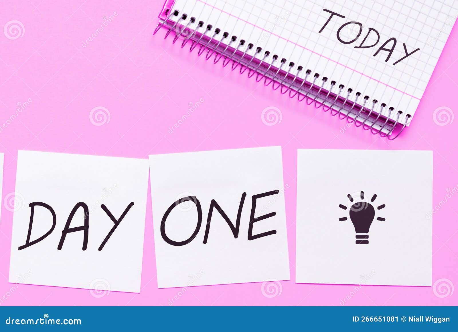 Inspiration Showing Sign Day One. Word for Start Moment First Step