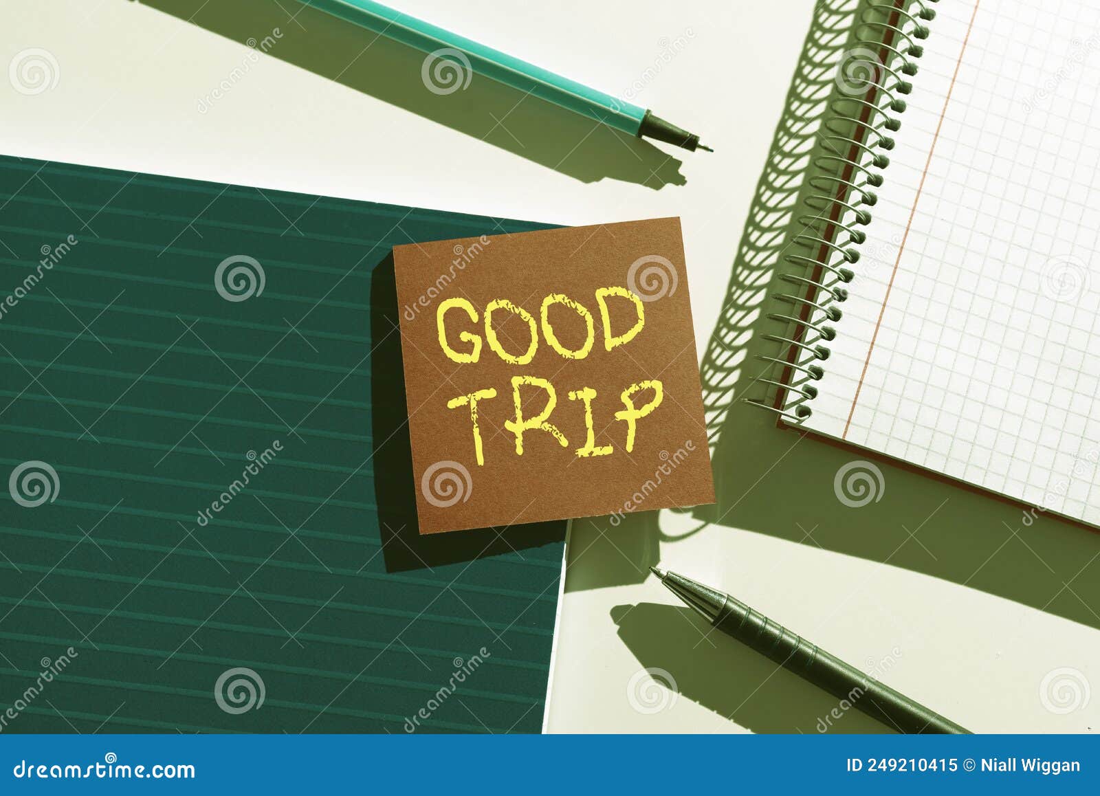 sign displaying good trip. business concept a journey or voyage,run by boat,train,bus,or any kind of vehicle -47622