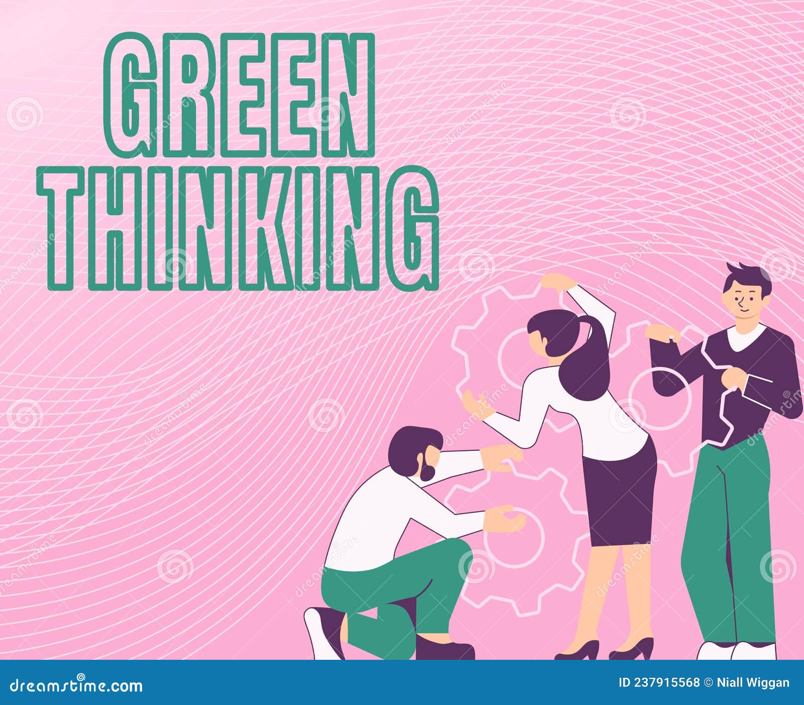 writing displaying text green thinking. business idea taking ction to make environmental responsibility a reality