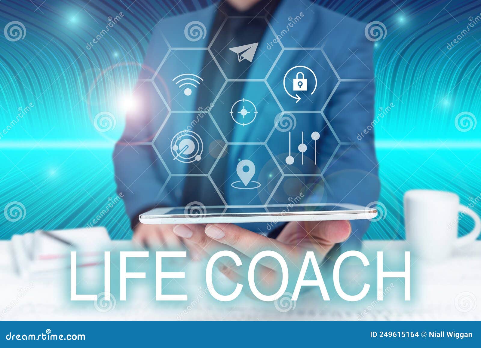 writing displaying text life coach. conceptual photo a person who advices clients how to solve their problems or goals