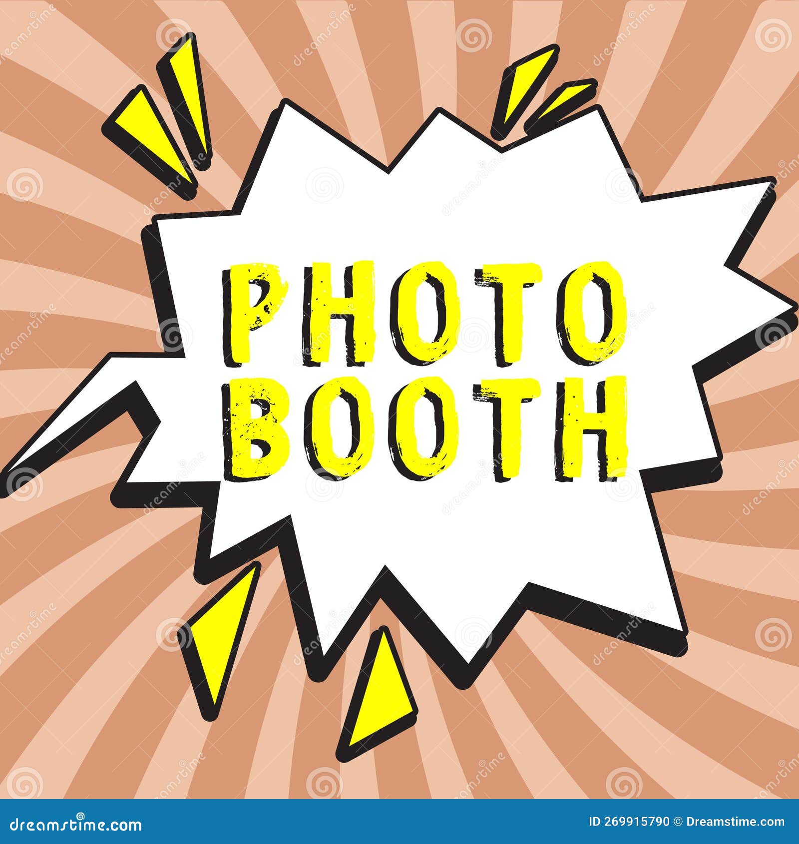 Inspiration Showing Sign Photo Booth. Concept Meaning Form Of Photo Sharing  And Publishing In The Format Of A Blog Stock Photo, Picture and Royalty  Free Image. Image 198465015.