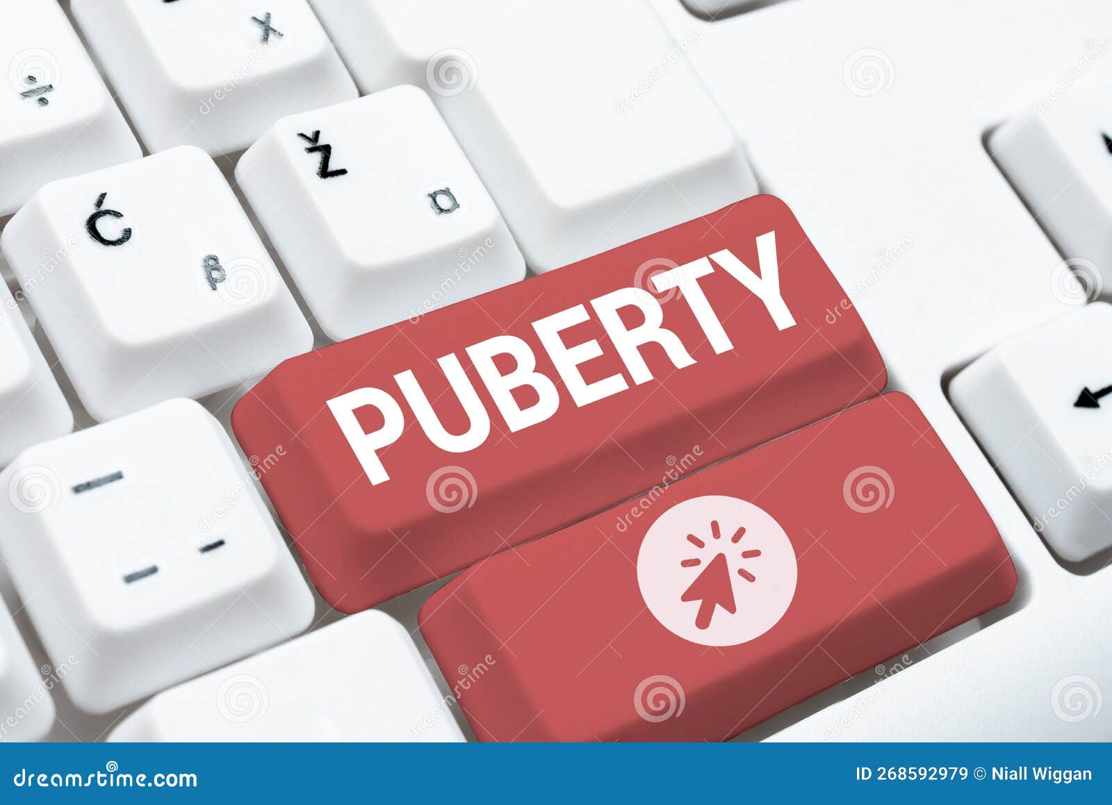 writing displaying text puberty. word for the period of becoming first capable of reproducing sexually