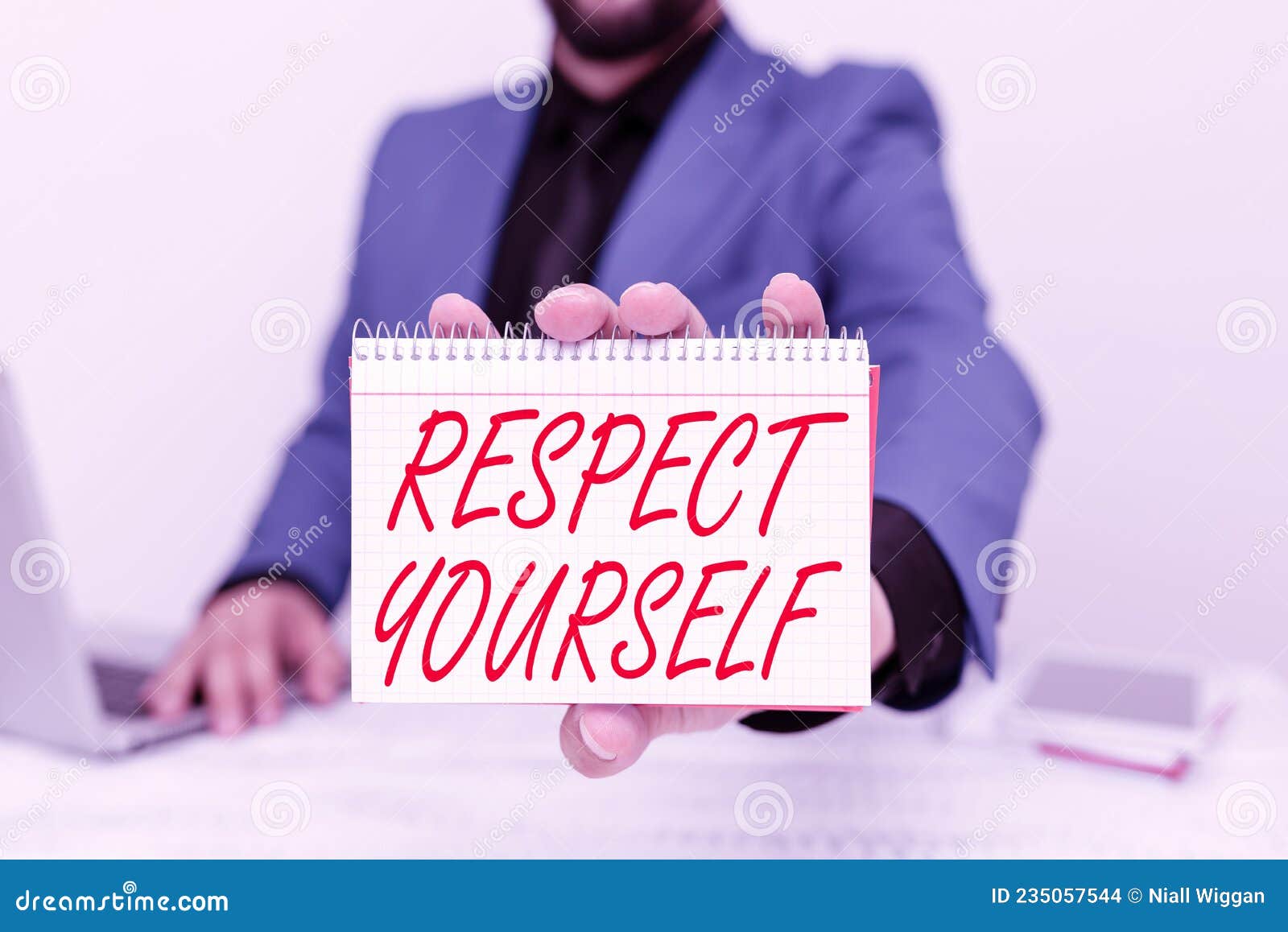 writing displaying text respect yourself. conceptual photo believing that you good and worthy being treated well lawyer