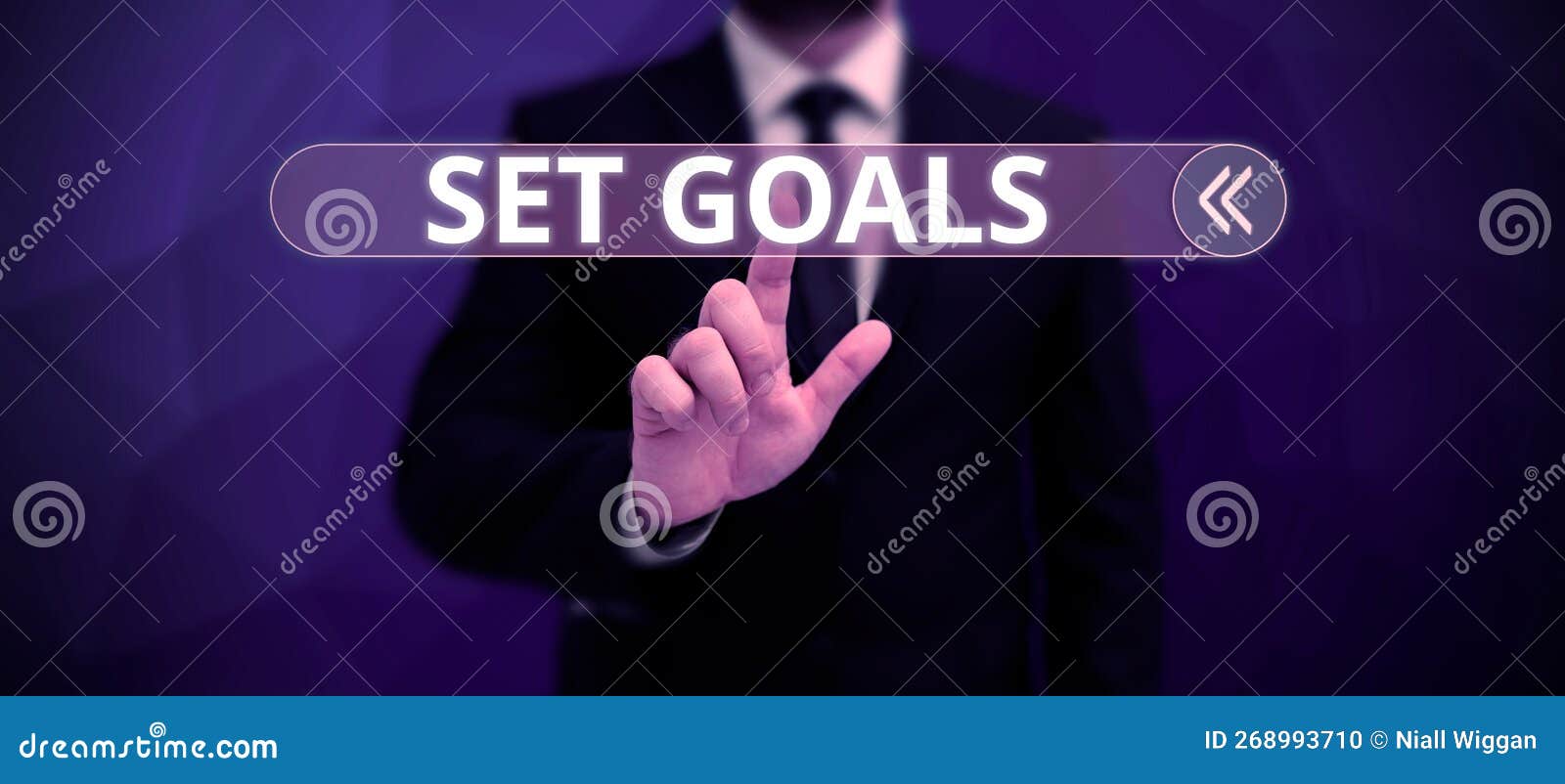 Writing Displaying Text Set Goals. Business Showcase Defining or