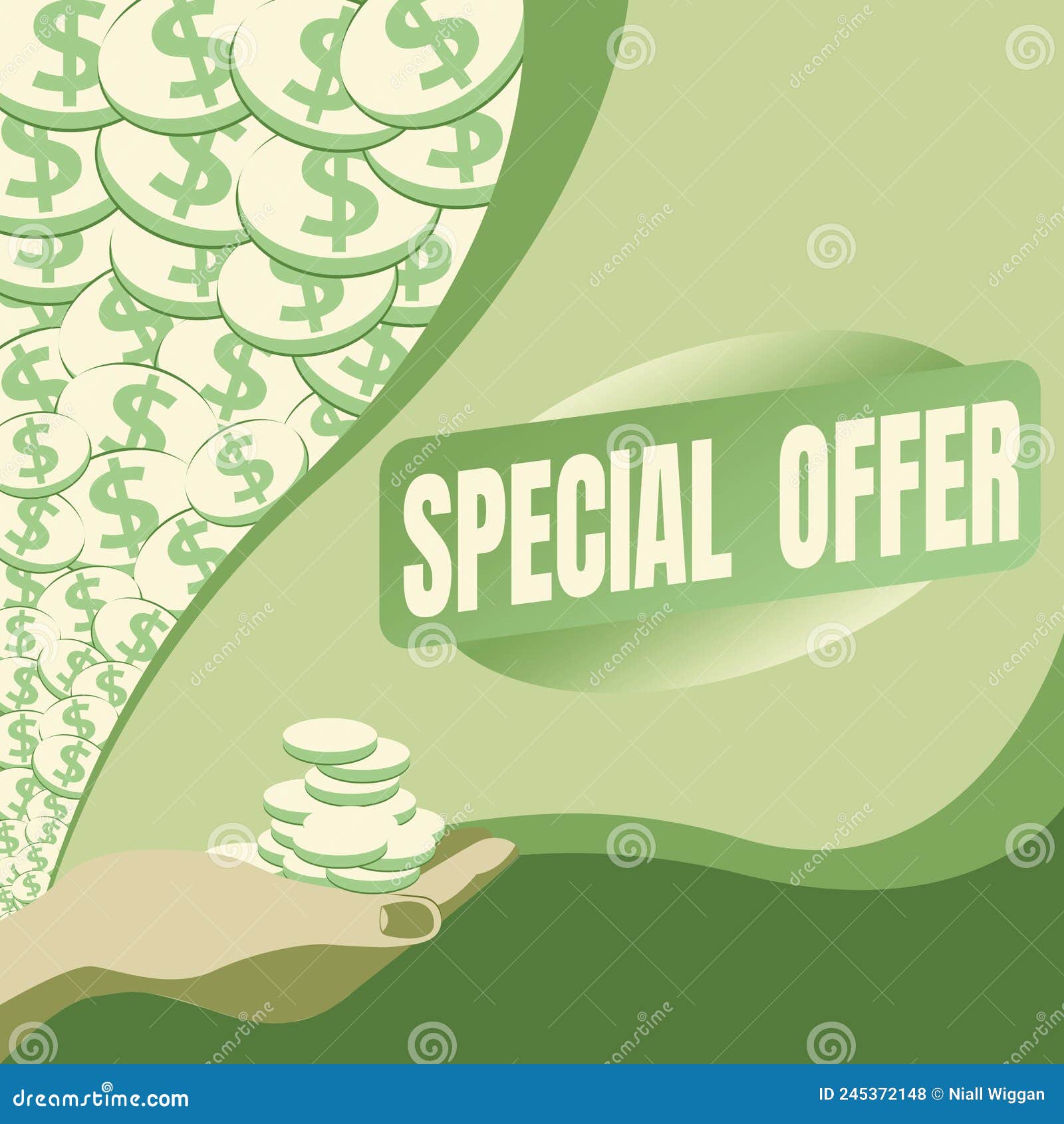 handwriting text special offer. business showcase selling at a lower or discounted price bargain with freebies palm