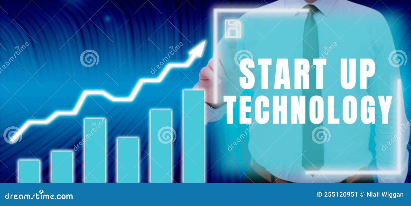 writing displaying text start up technology. word for young technical company initially funded or financed
