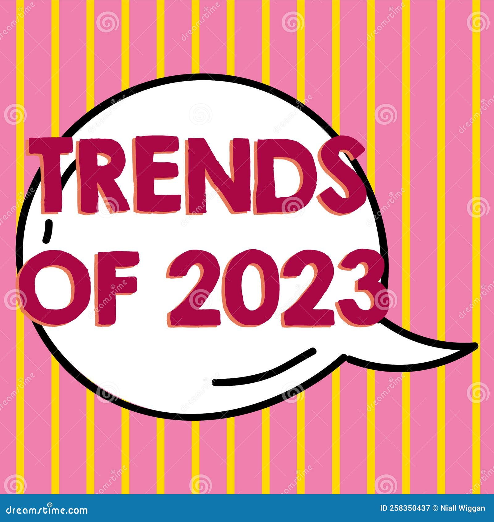 Writing Displaying Text Trends of 2023. Word Written on Things that is