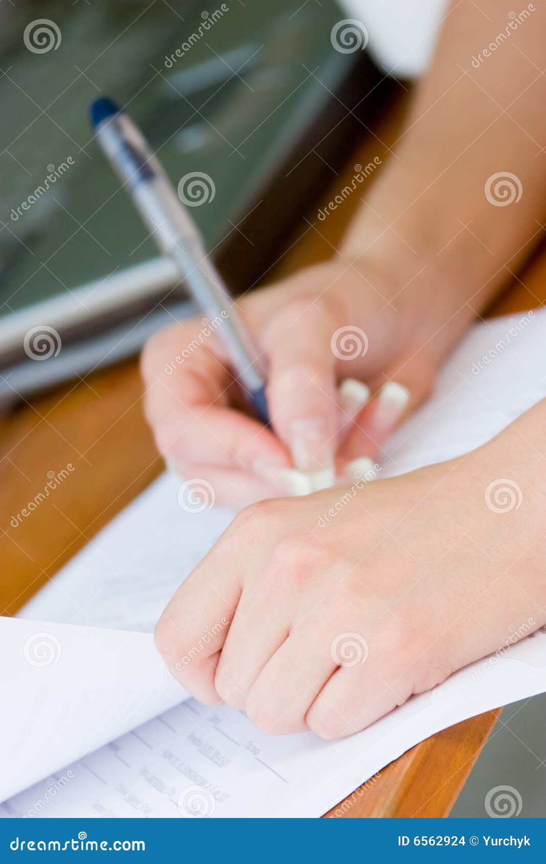 Writing Down Notes Stock Images Image 6562924