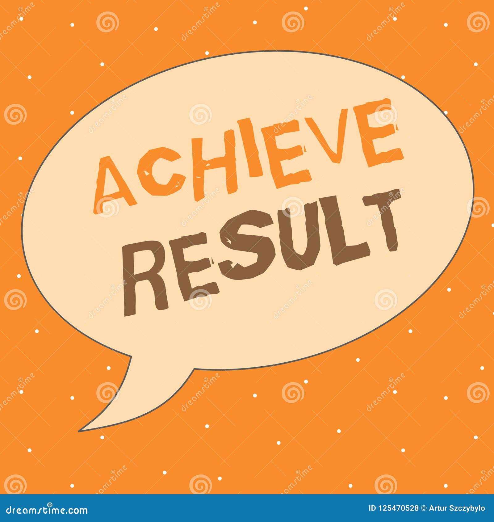 Writing Note Showing Achieve Result. Business Photo Showcasing ...