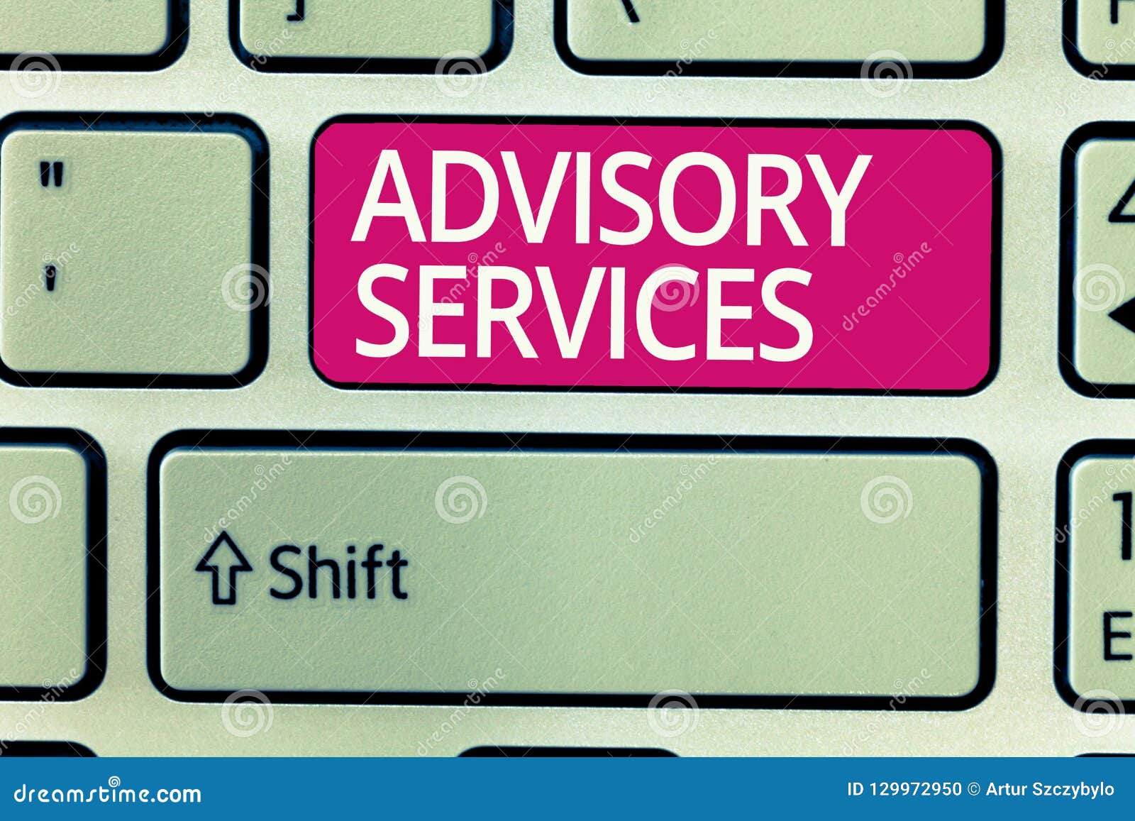 Writing Note Showing Advisory Services. Business Photo Showcasing
