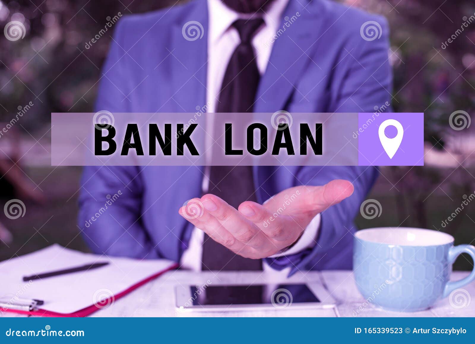 writing note showing bank loan. business photo showcasing an amount of money loaned at interest by a bank to a borrower
