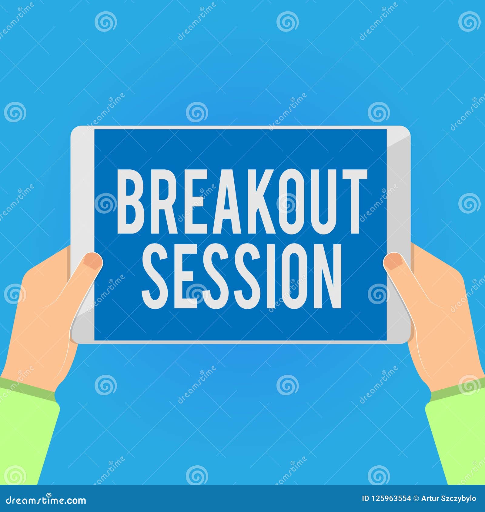 writing note showing breakout session. business photo showcasing workshop discussion or presentation on specific topic