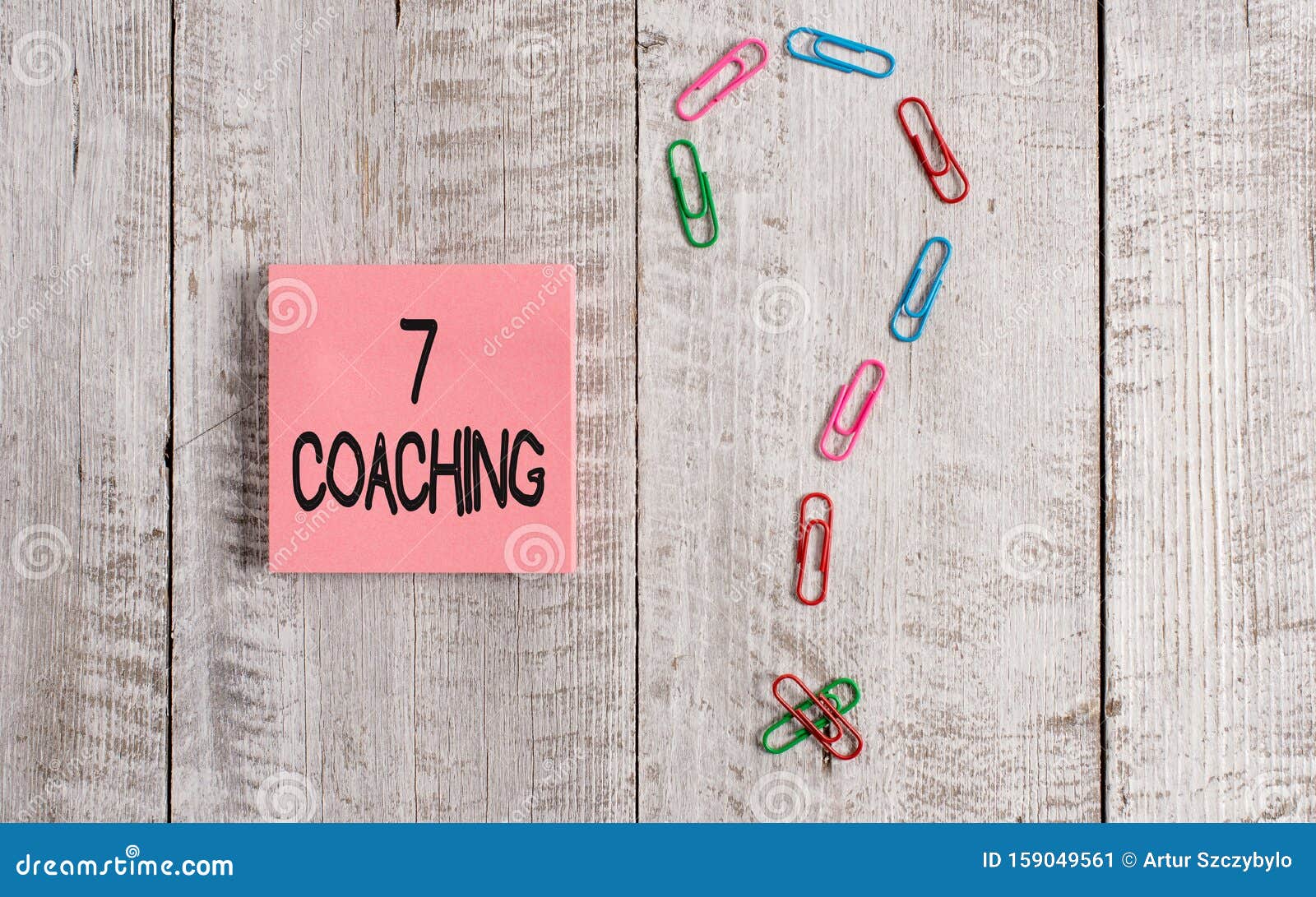 writing note showing 7 coaching. business photo showcasing refers to a number of figures regarding business to be