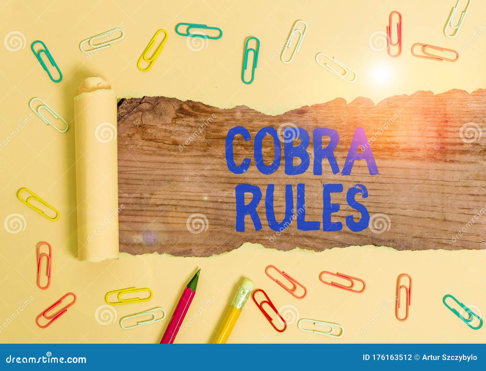 Writing Note Showing Cobra Rules. Business Photo ...