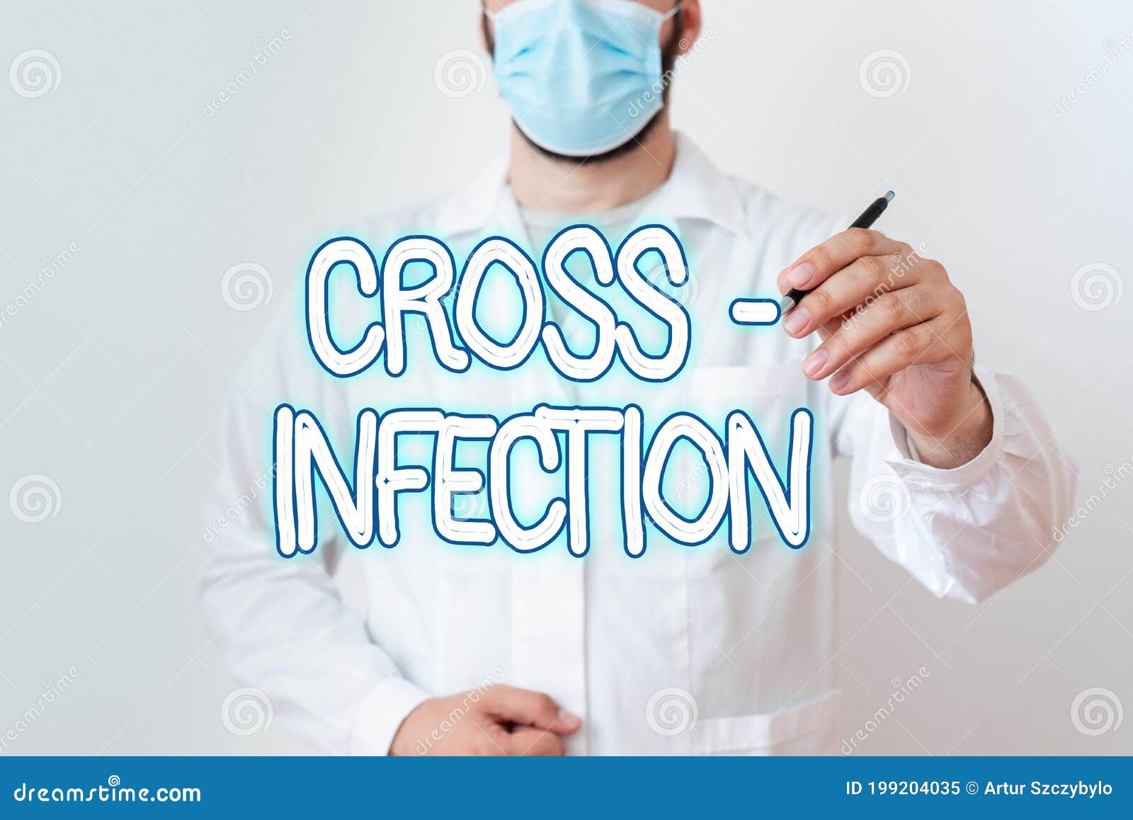 writing note showing cross infection. business photo showcasing diseasecausing microorganism transmitted between