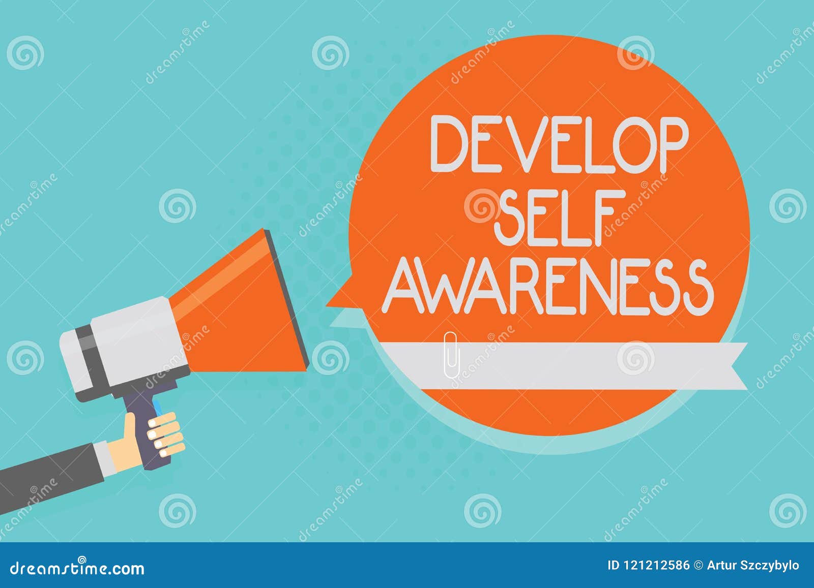 writing note showing develop self awareness. business photo showcasing increase conscious knowledge of own character attention war