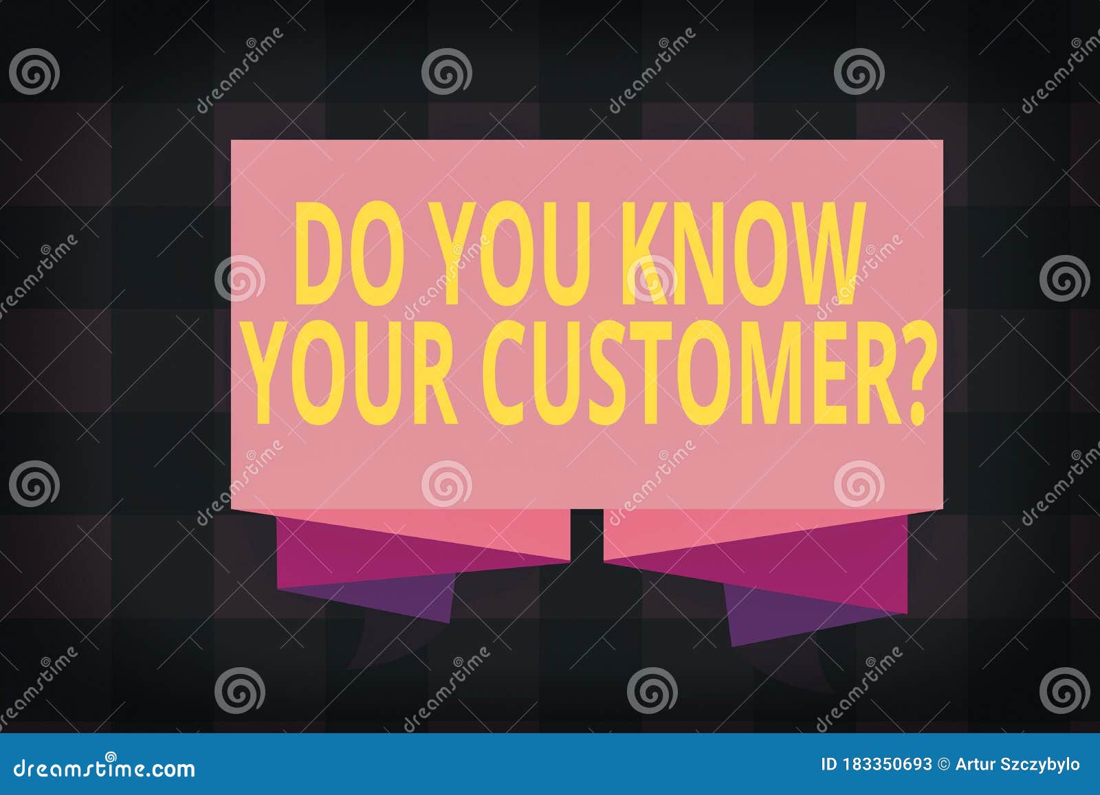 Writing Note Showing Do You Know Your Customer Question. Business Photo ...