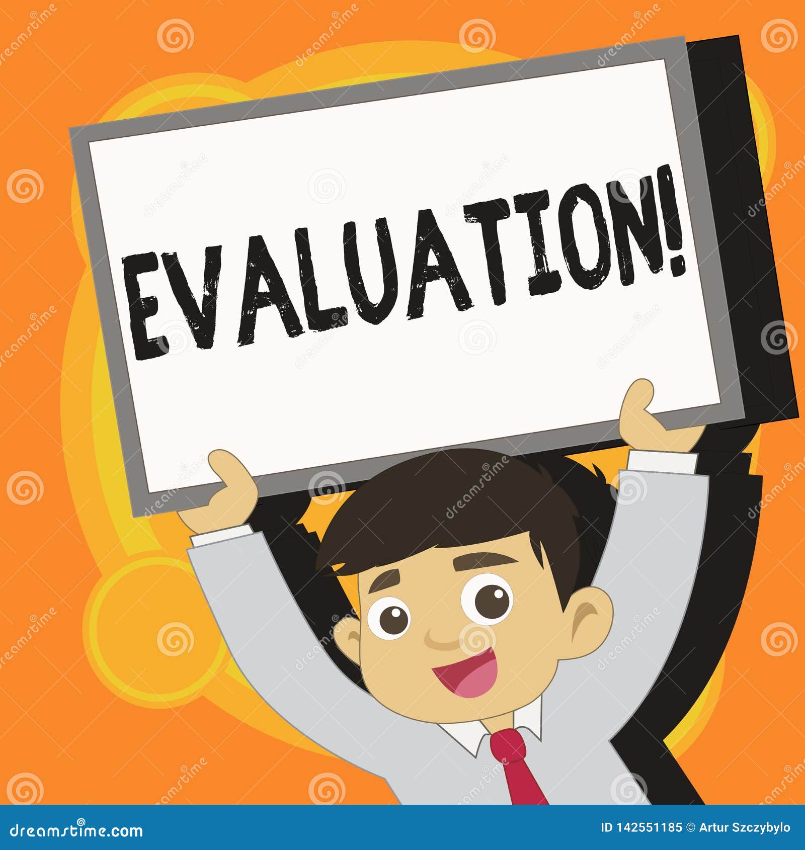 Writing Note Showing Evaluation. Business Photo Showcasing Judgment