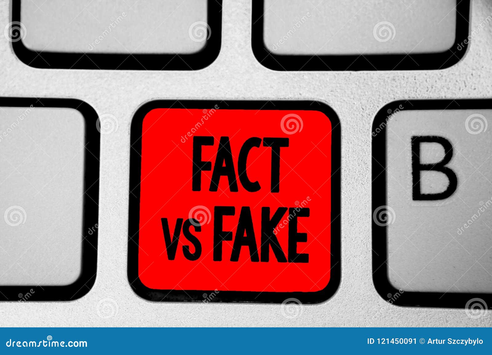 writing note showing fact vs fake. business photo showcasing rivalry or products or information originaly made or imitation keyboa