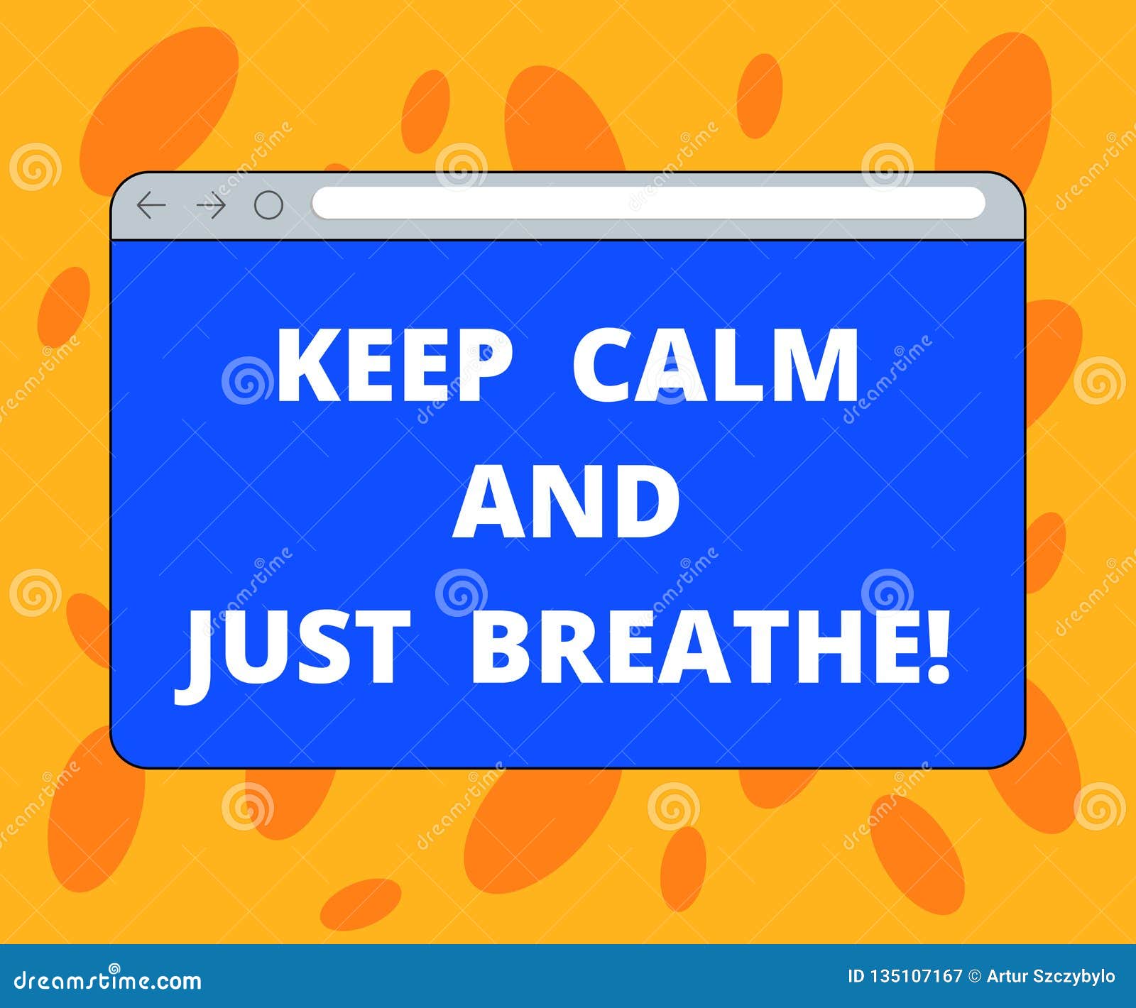 Writing Note Showing Keep Calm and Just Breathe. Business Photo
