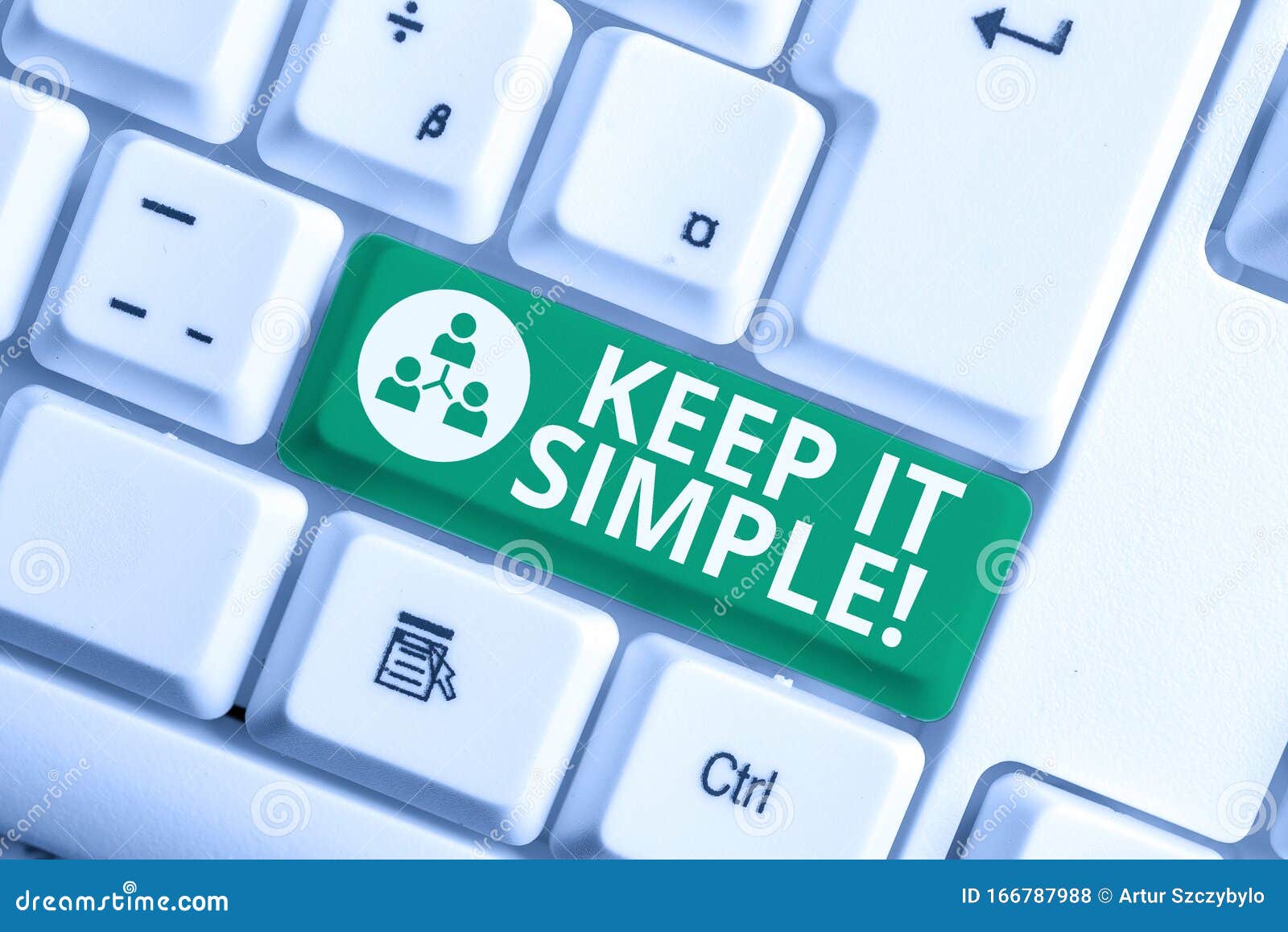 writing note showing keep it simple. business photo showcasing ask something easy understand not go into too much detail