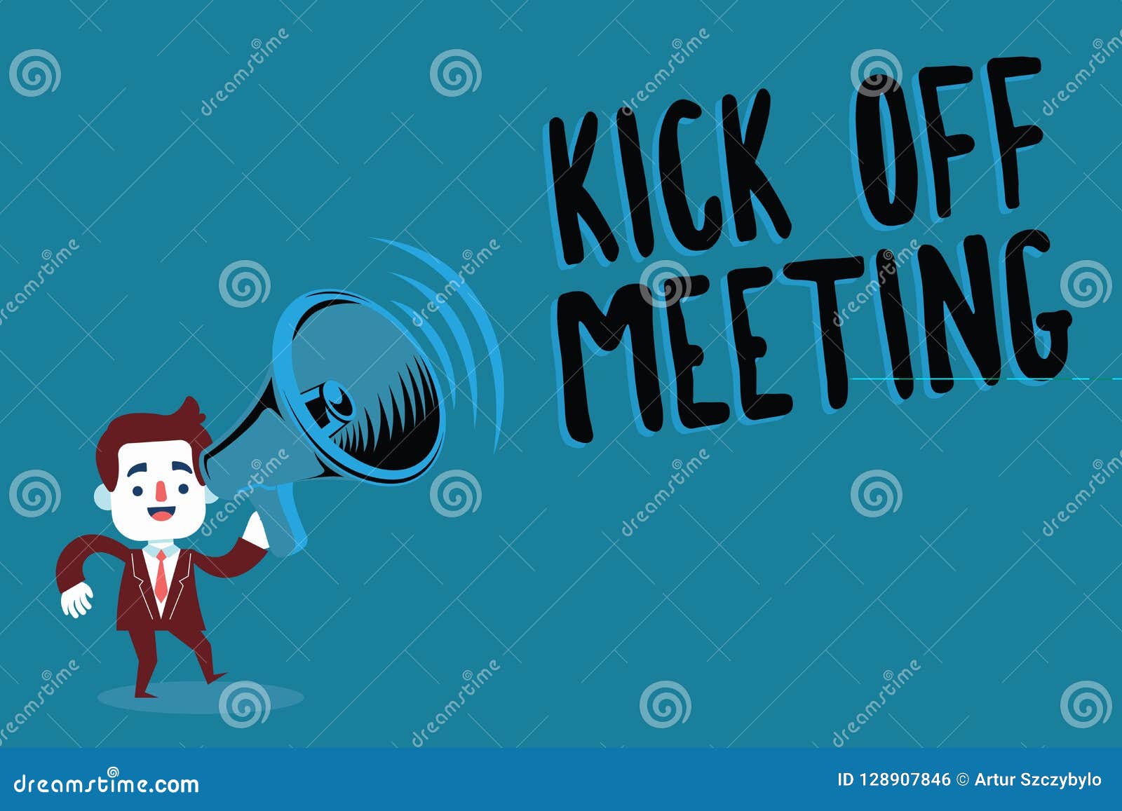 Handwriting Text Writing Kick Off Meeting. Concept Meaning Getting Fired  from Your Team Private Talking about Company Stock Illustration -  Illustration of project, organization: 126477759