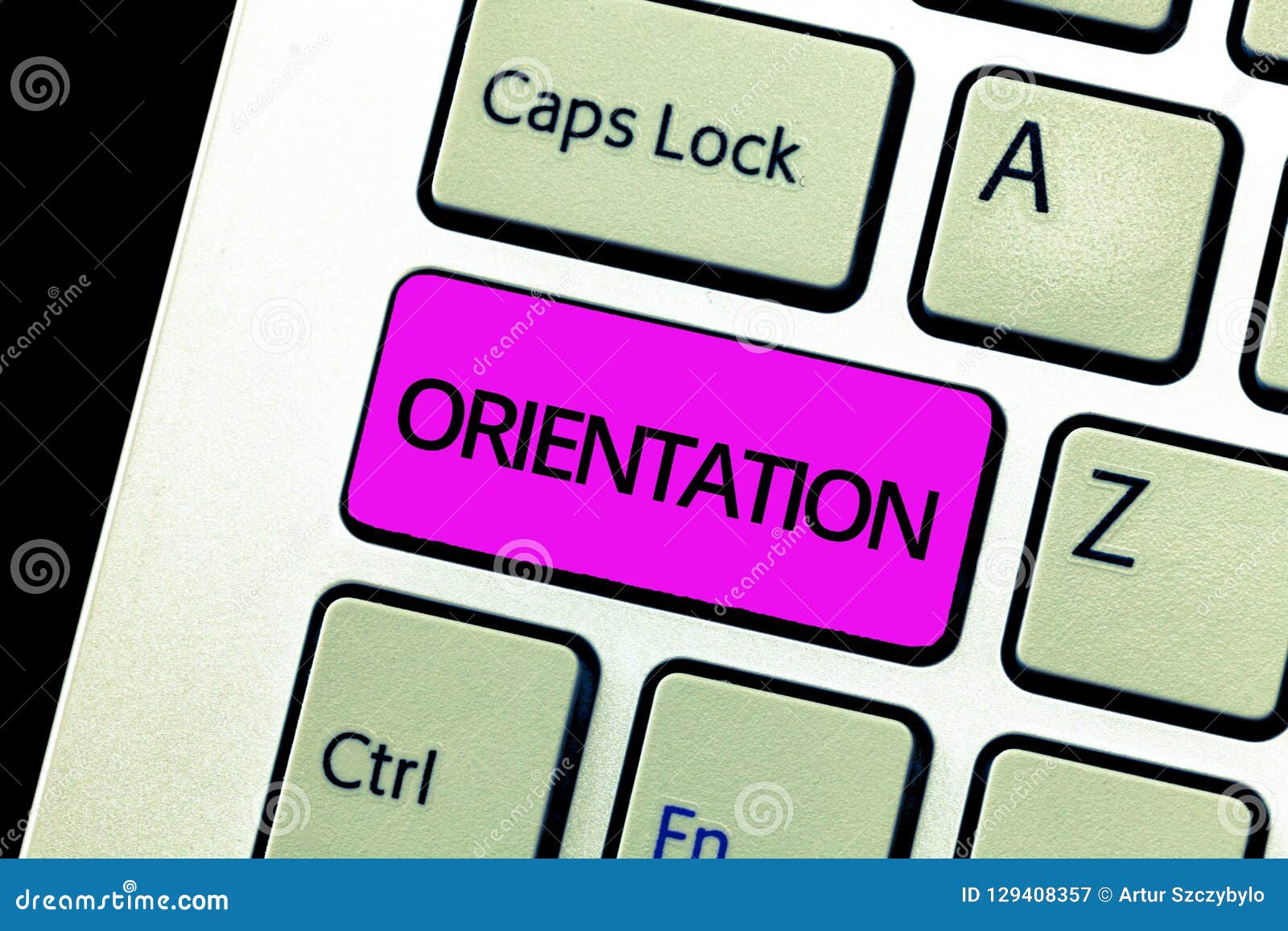 writing note showing orientation. business photo showcasing particular things that a demonstrating prefers process of